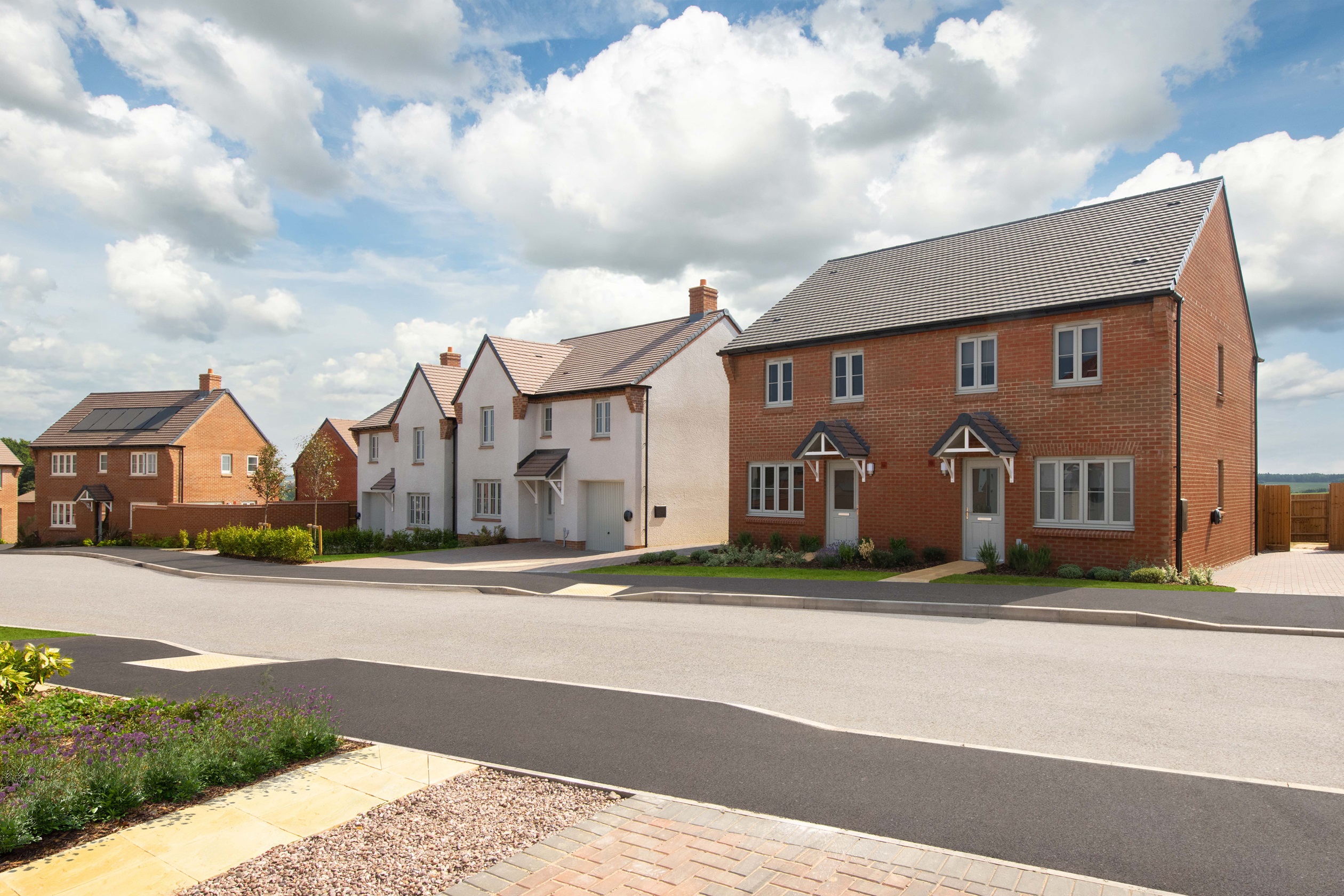 Harlestone street scene