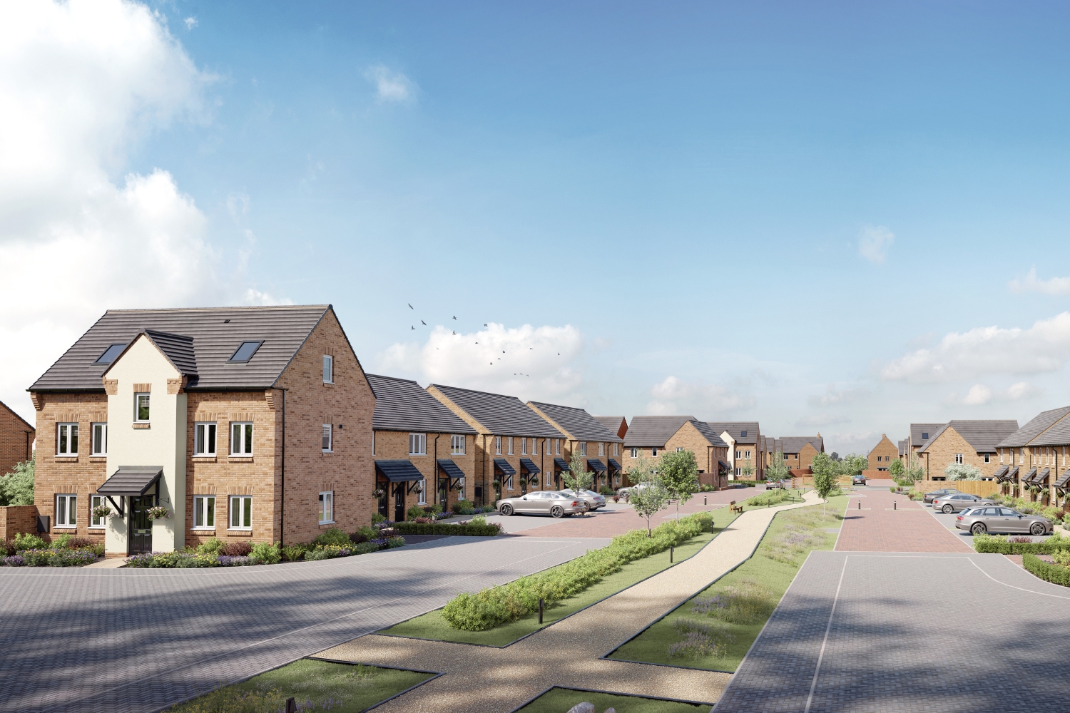 Barratt Homes at Priors Hall Park New homes in Corby, Northamptonshire