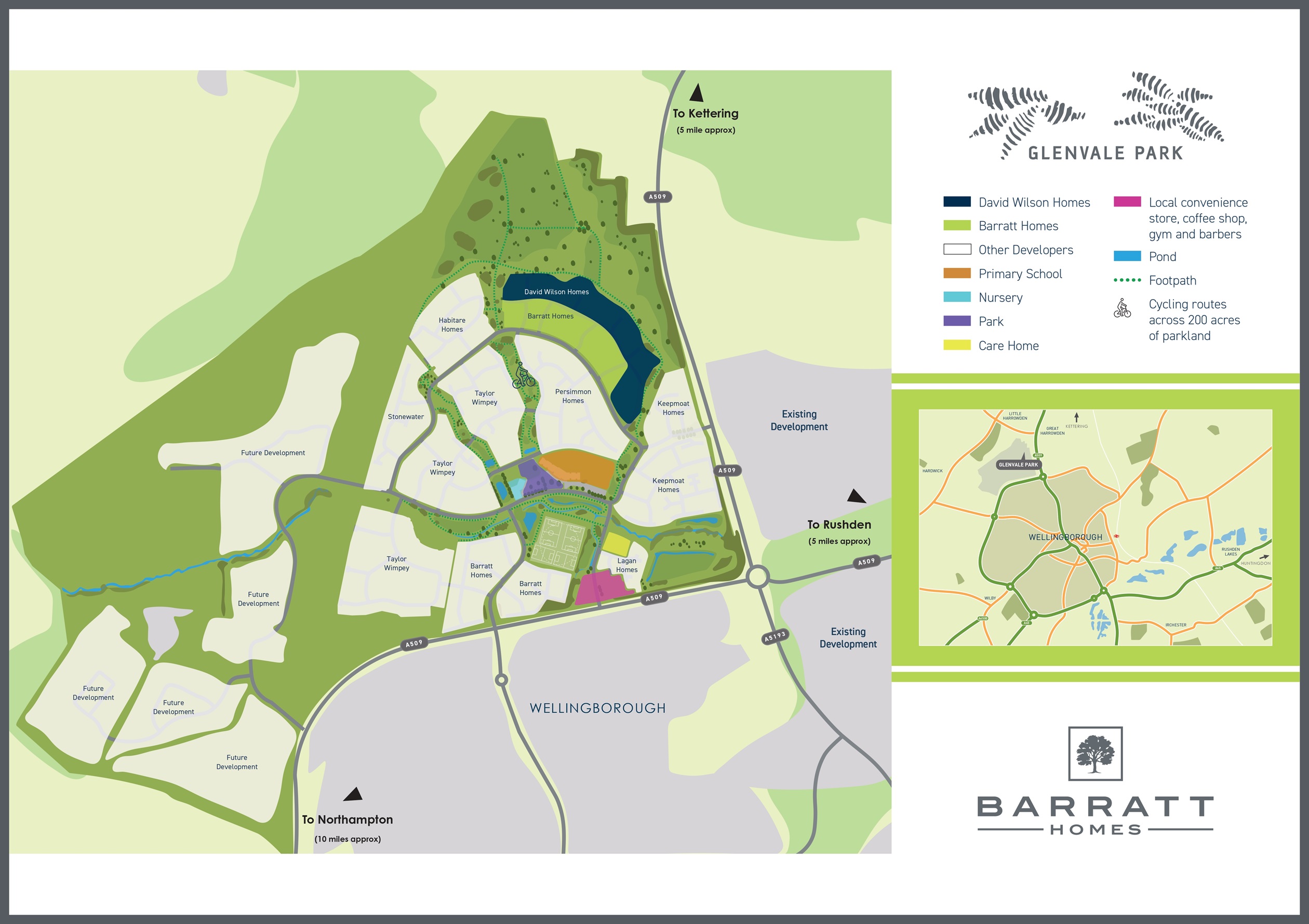 Glenvale Park site plan