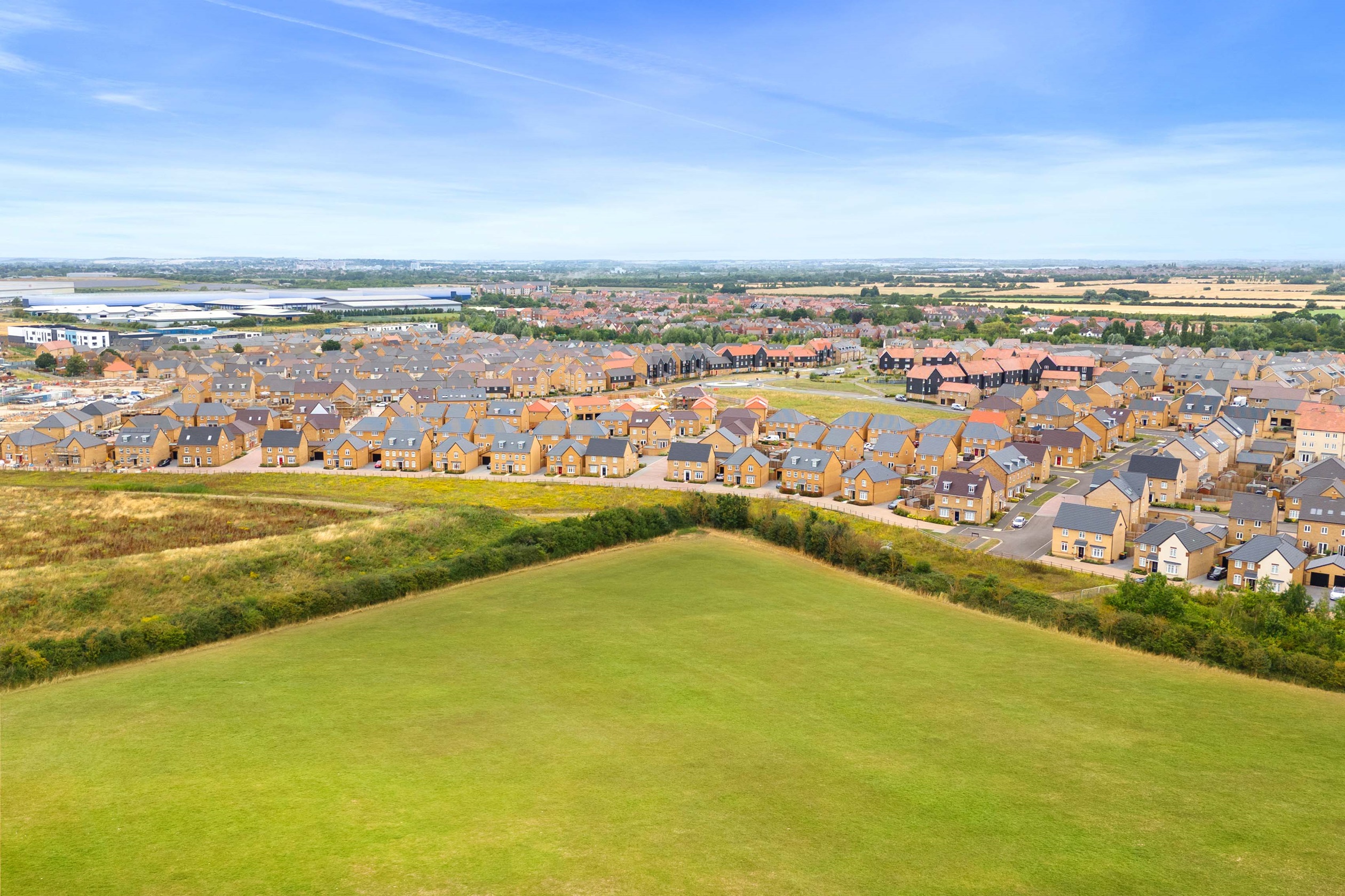 Willow grove drone streetscene