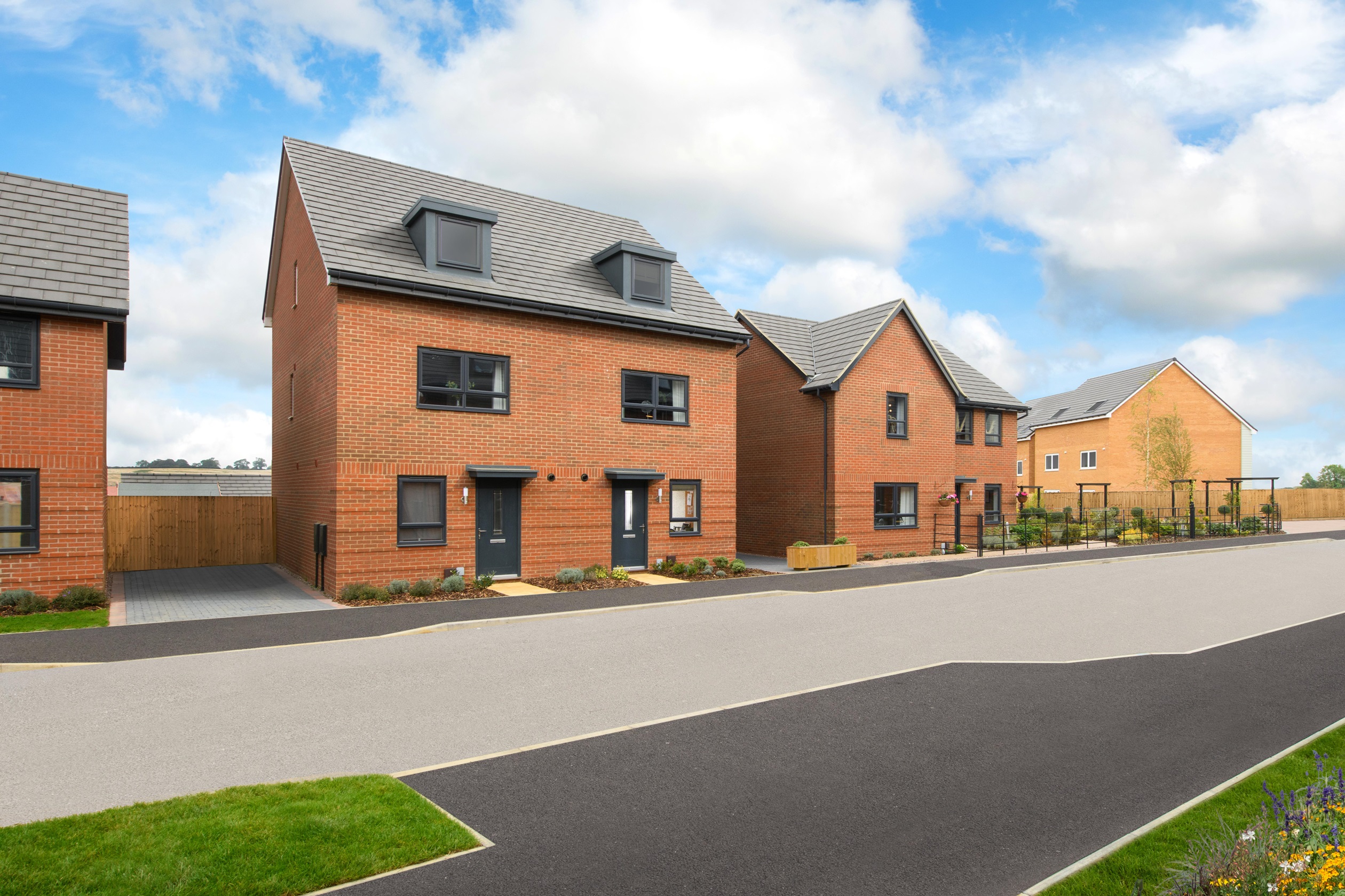 Street scene at Glenvale Park