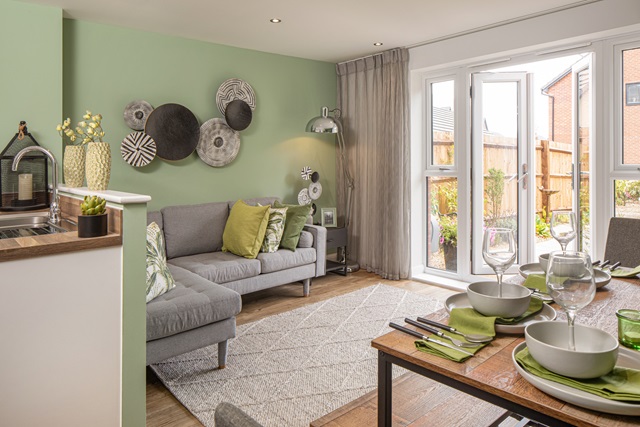 Dining/family area in the Haversham 4 bedroom home