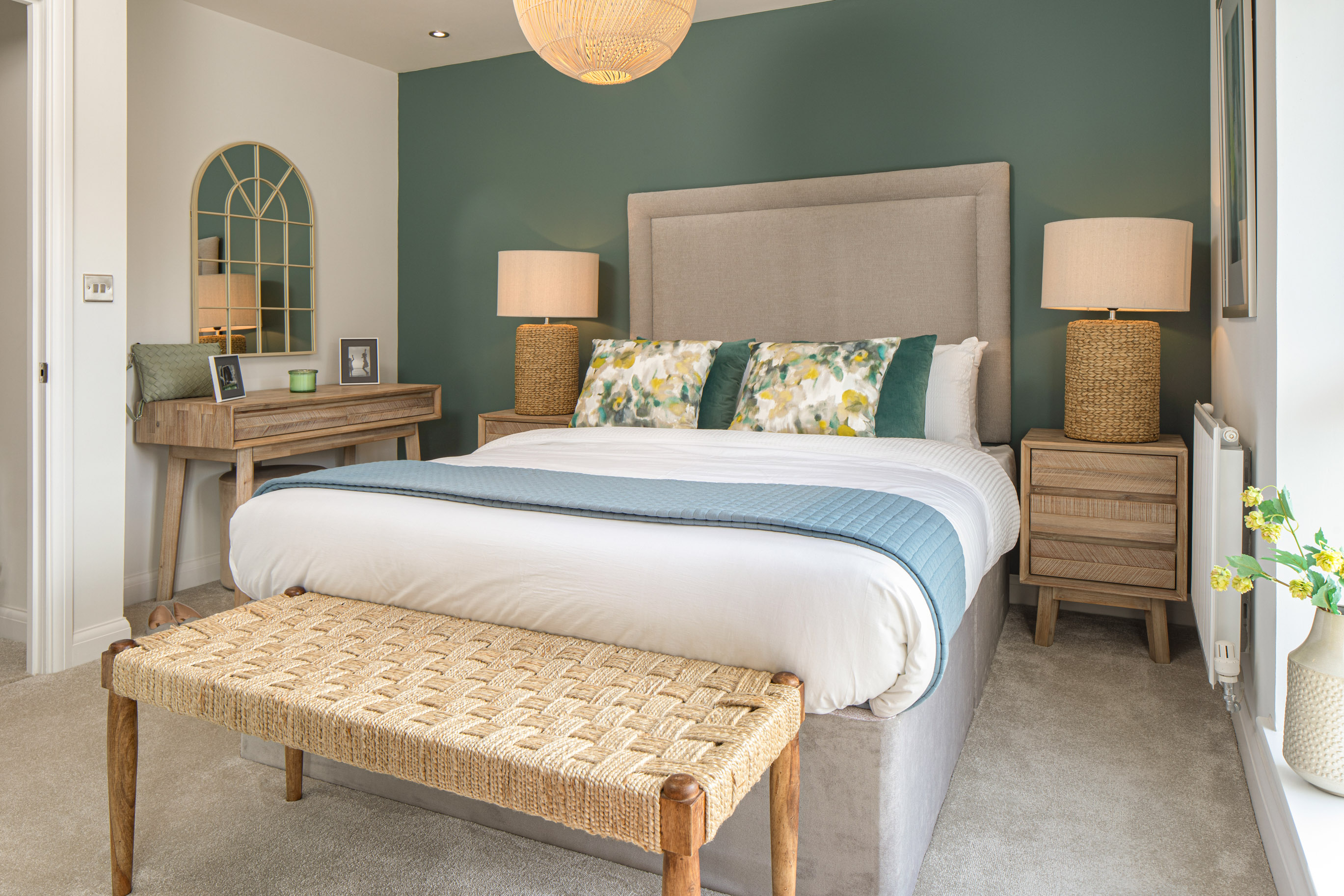 Second bedroom in the Haversham 4 bedroom home