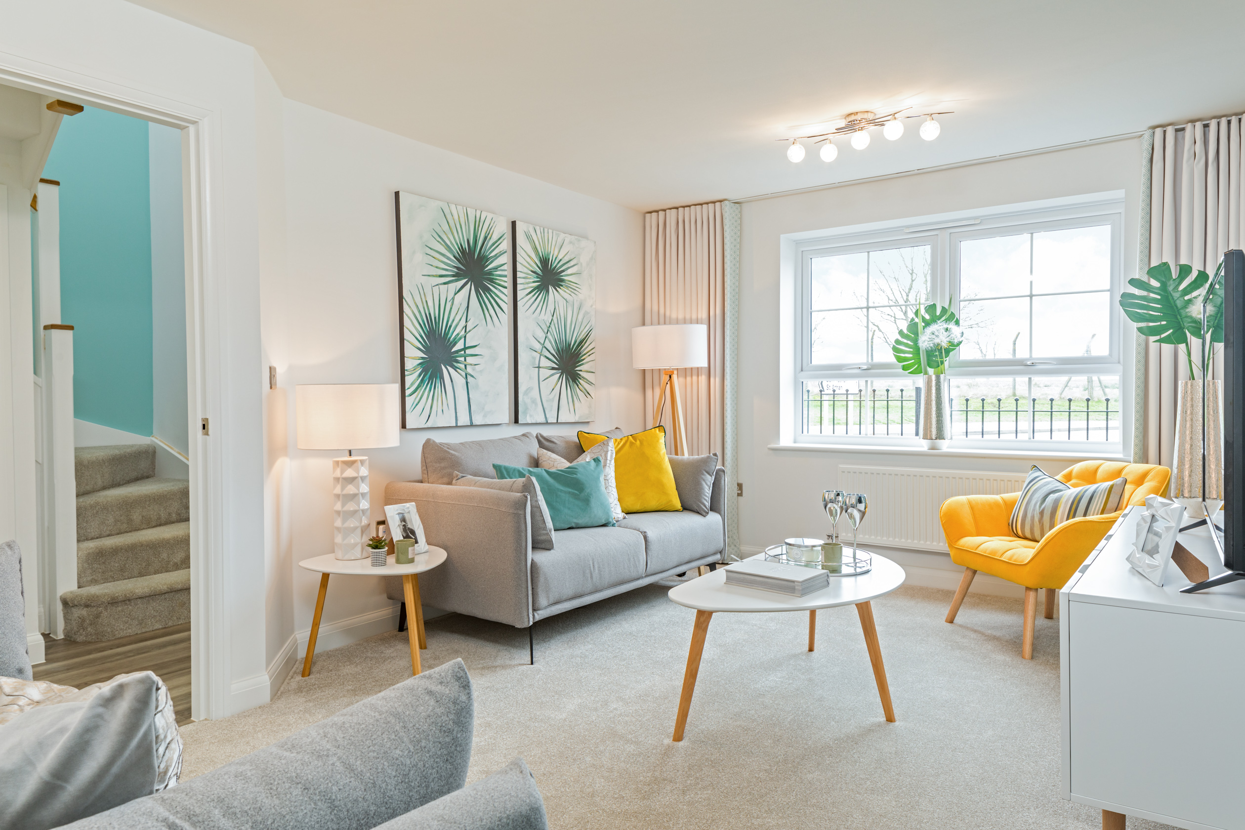 lounge in the Chester 4 bedroom home