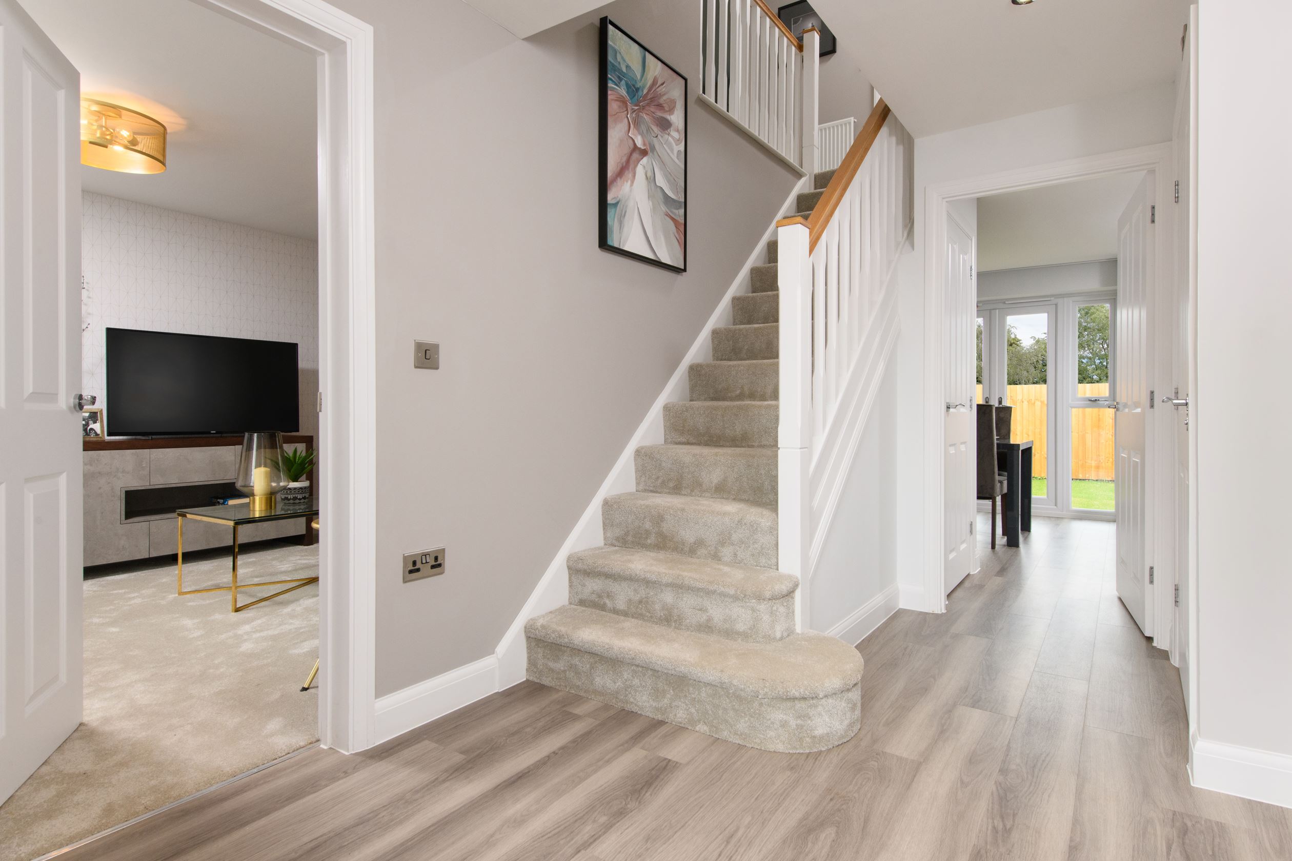 Hallway in the Radleigh 4 bedroom home
