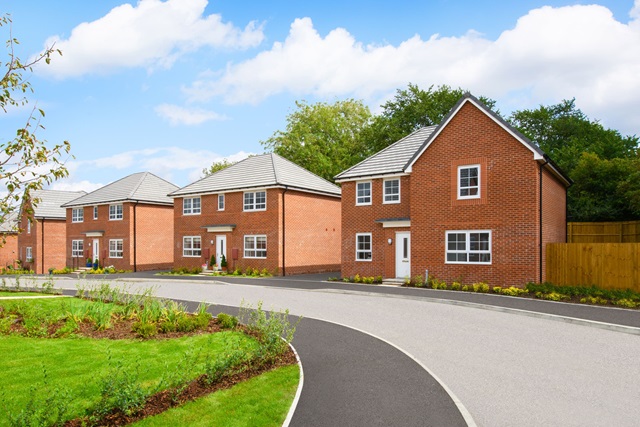 Outside view of the Radleigh 4 bedroom detached home and the Thornton 4 bedroom detached home 
