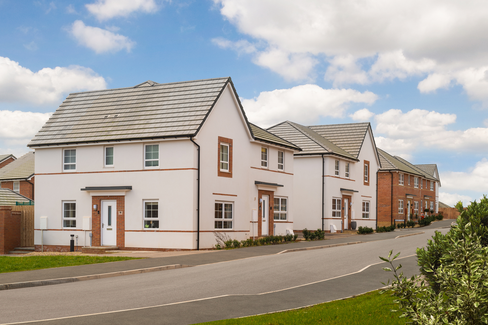 Outside view of the Maidstone and Moresby 3 bedroom homes