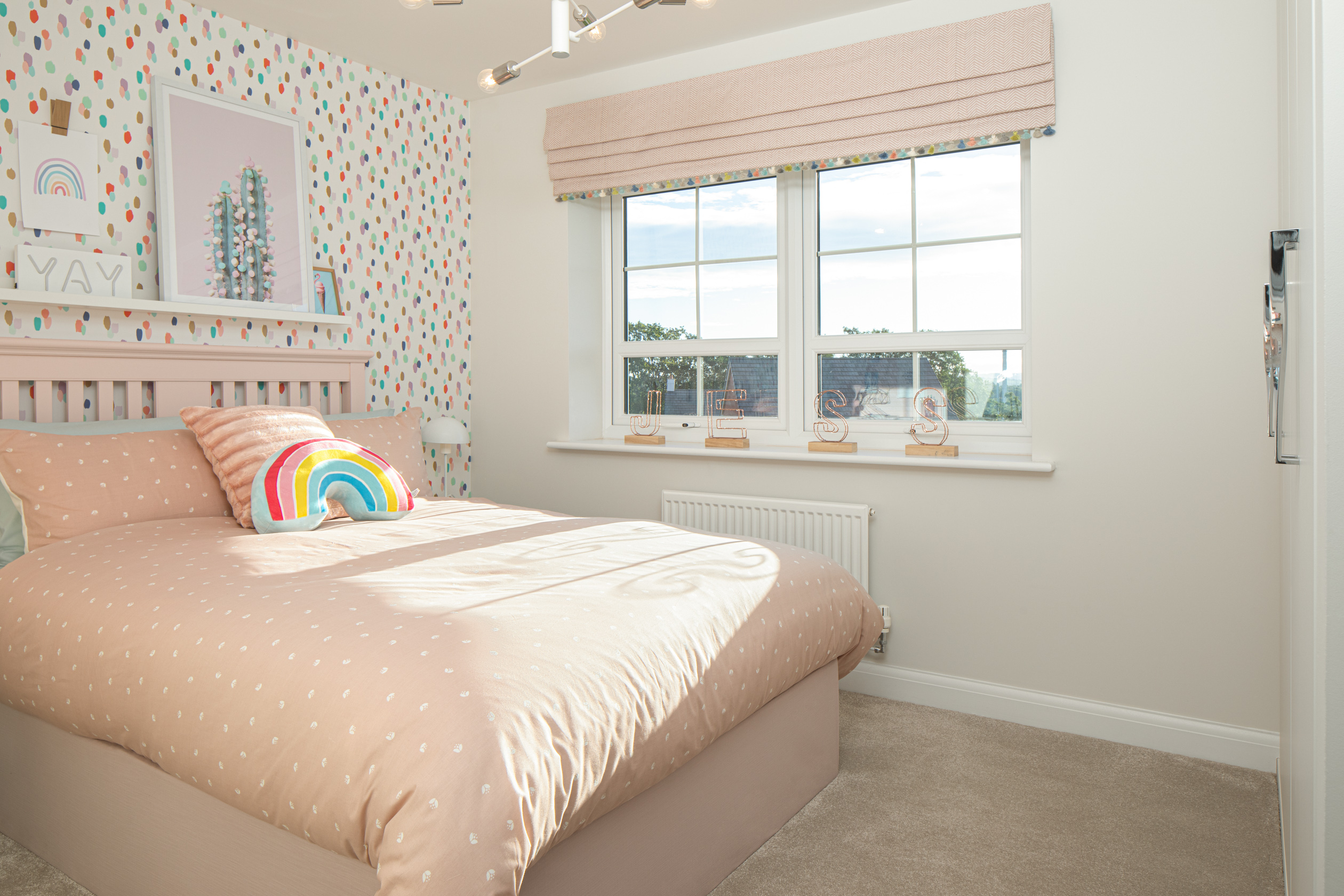 Third double bedroom in the Thornton 4 bedroom home