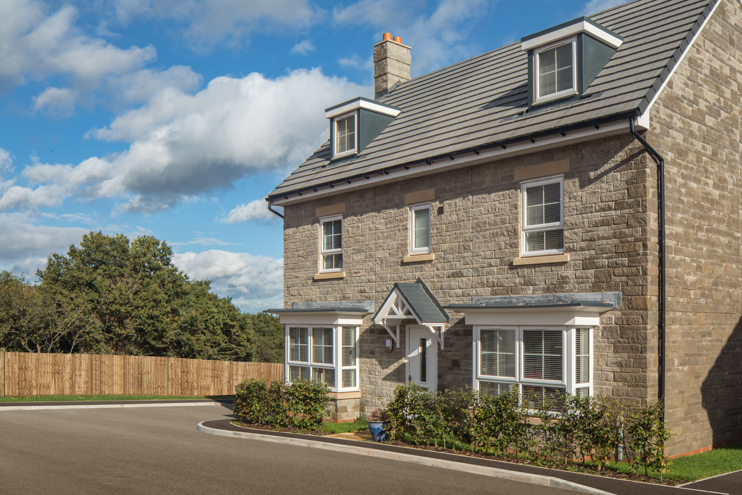 Outside view of the Marlowe 5 bedroom detached home