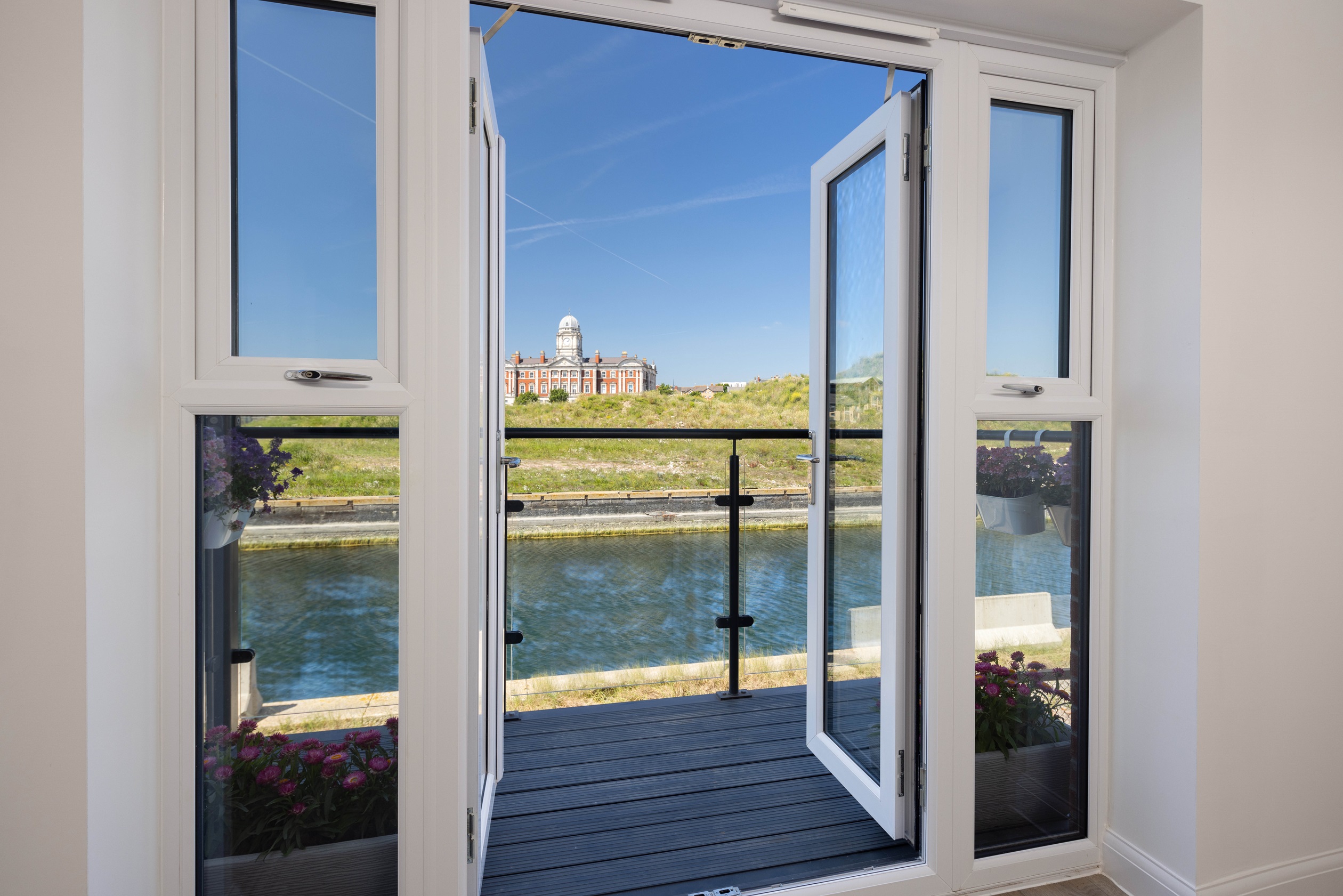 Views from the kitchen diner in the Haversham 4 bedroom home