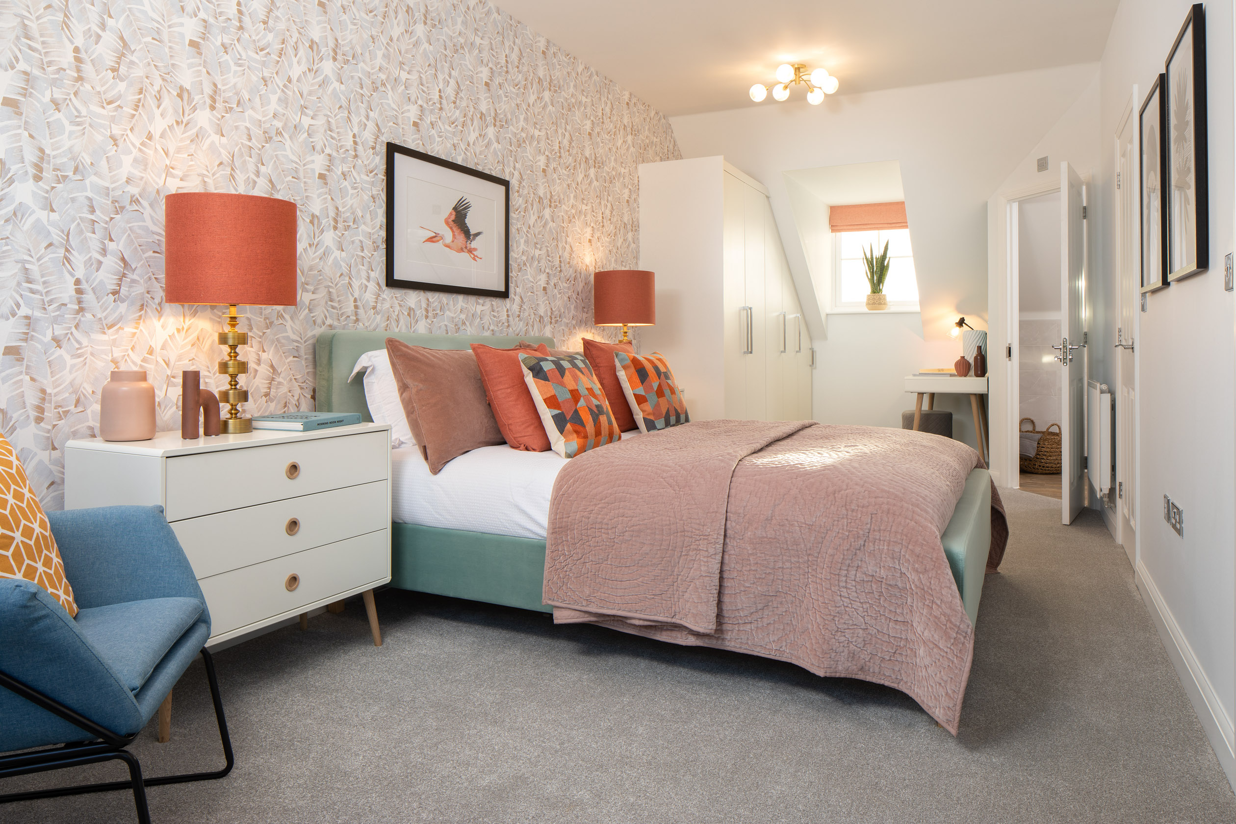 Main bedroom in the Norbury 3 bedroom home