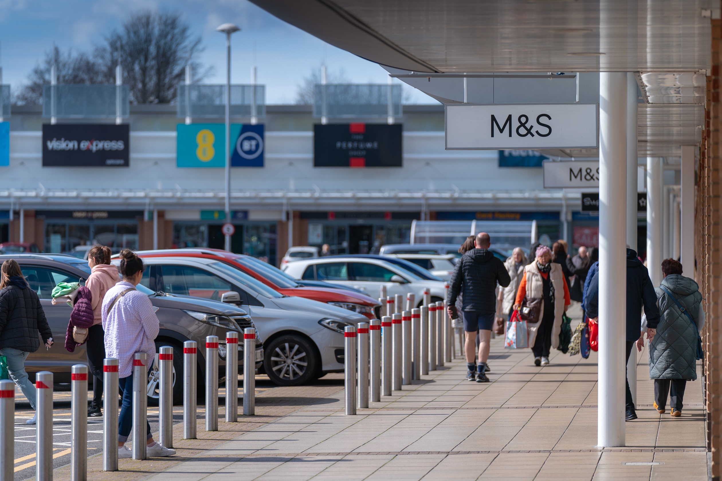 Parc Trostre retail park in Llanelli
