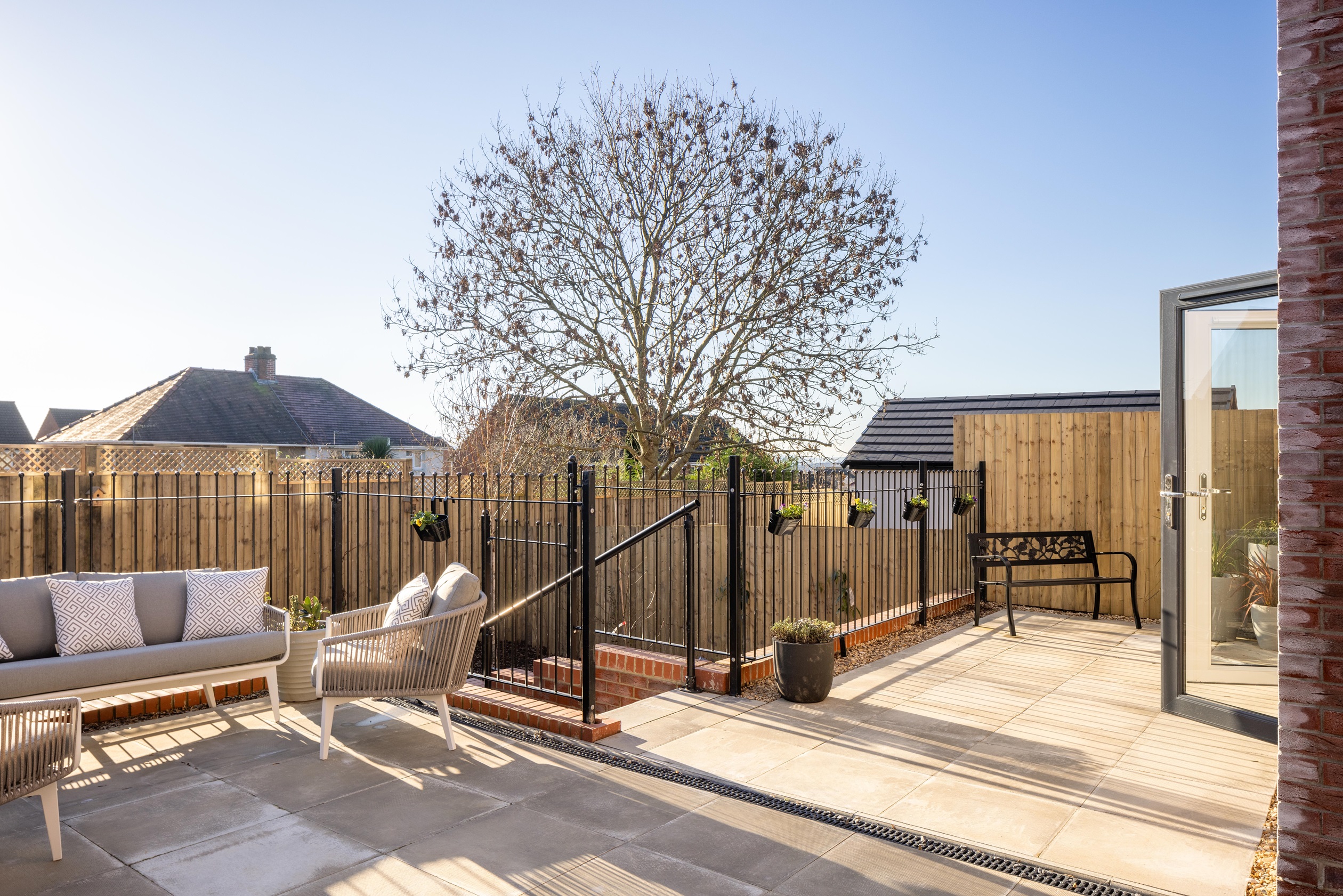 Garden in the Matlock 3 bedroom home