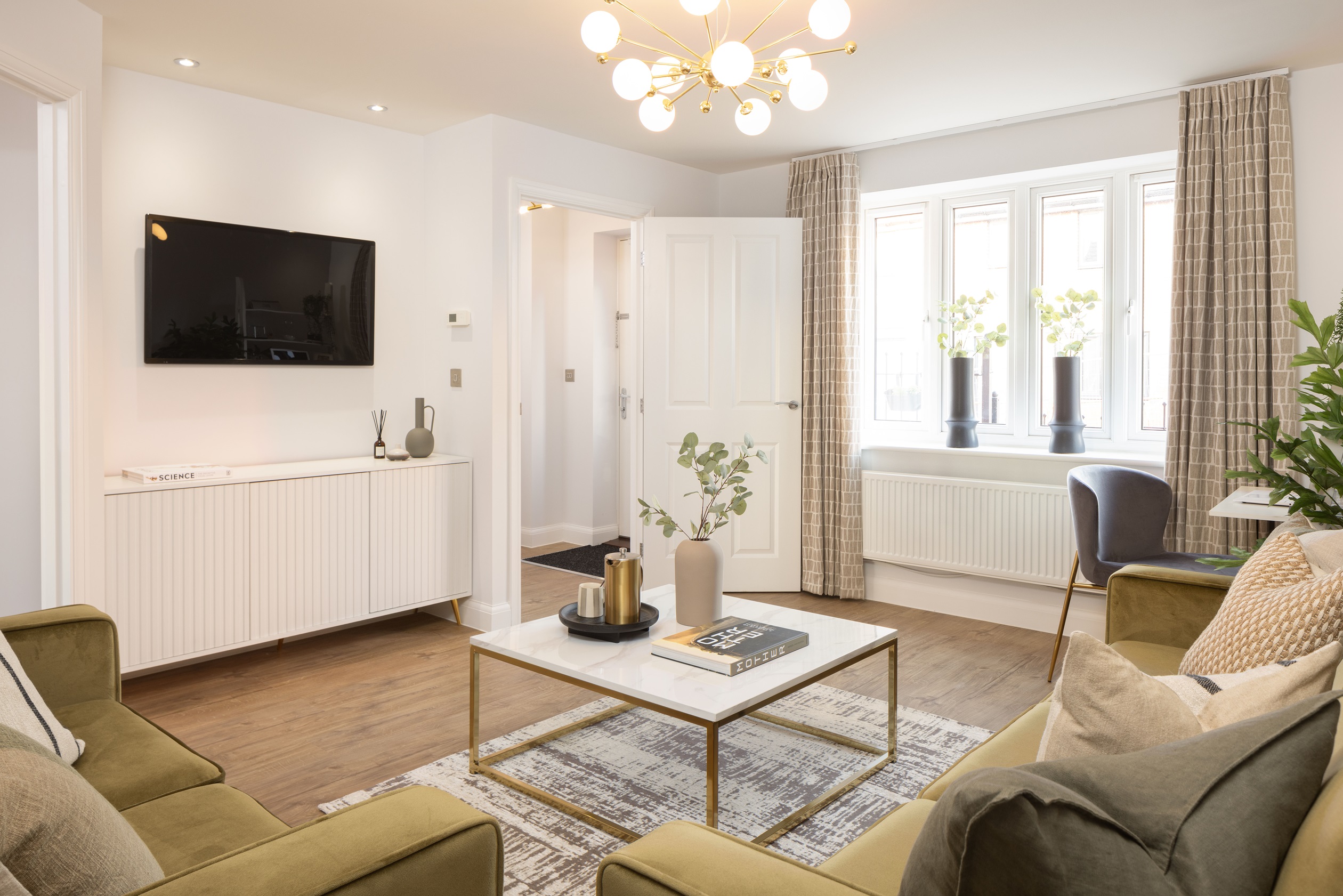 Lounge in the Matlock 3 bedroom home