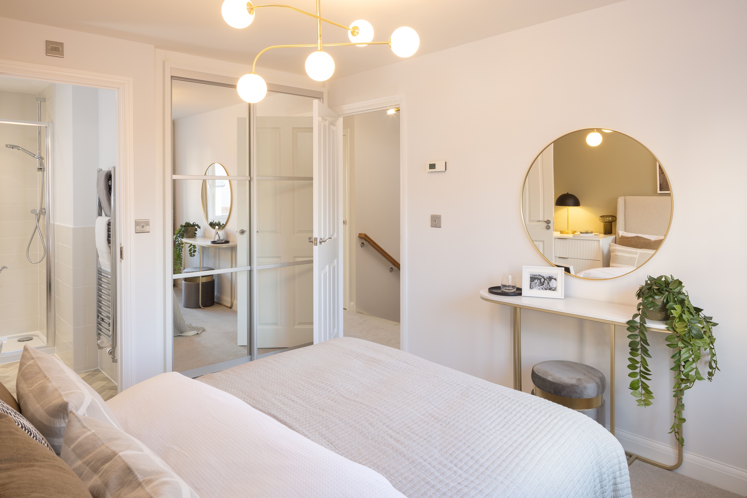 Main bedroom in the Matlock 3 bedroom home