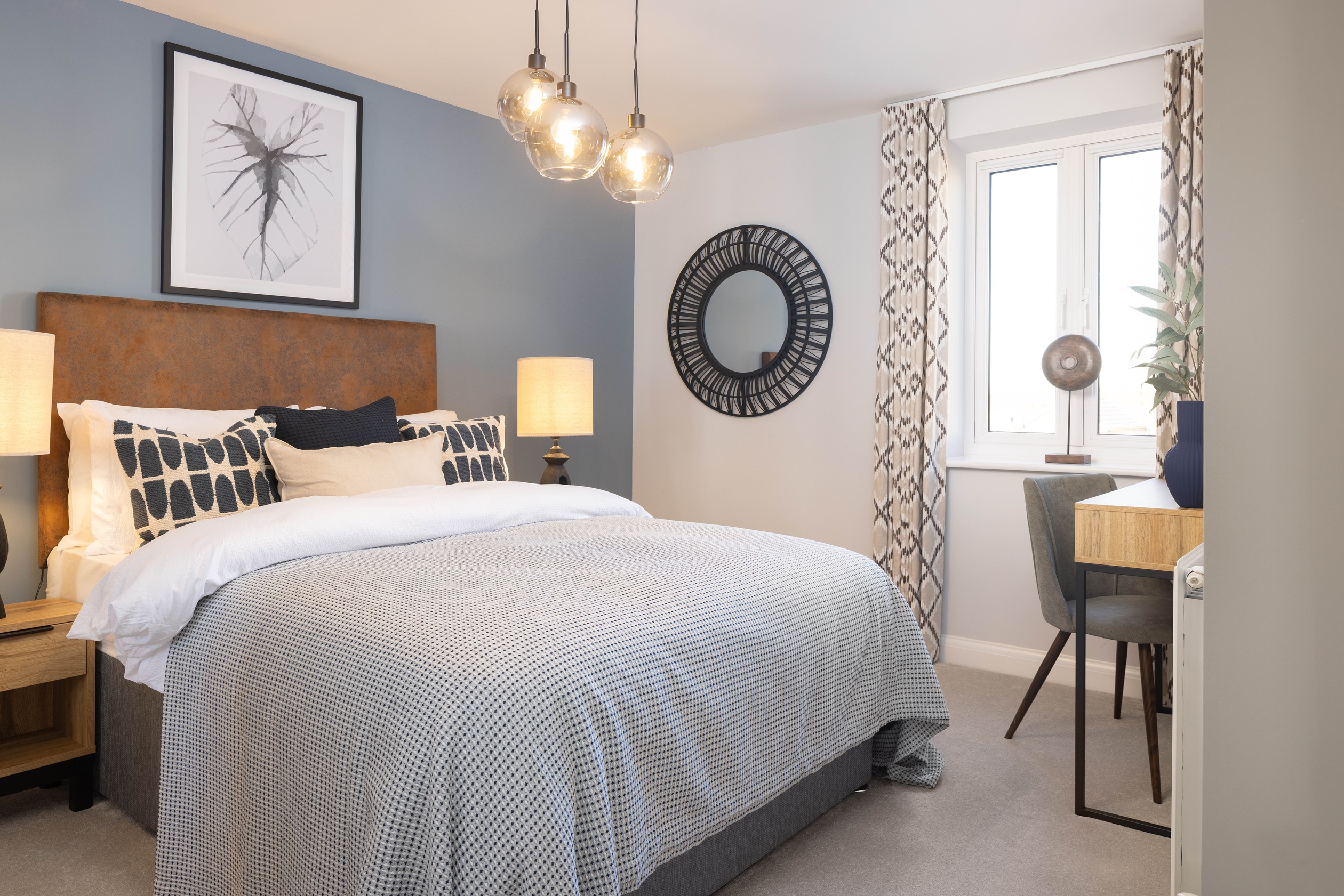 Second bedroom in the Radleigh 4 bedroom detached home