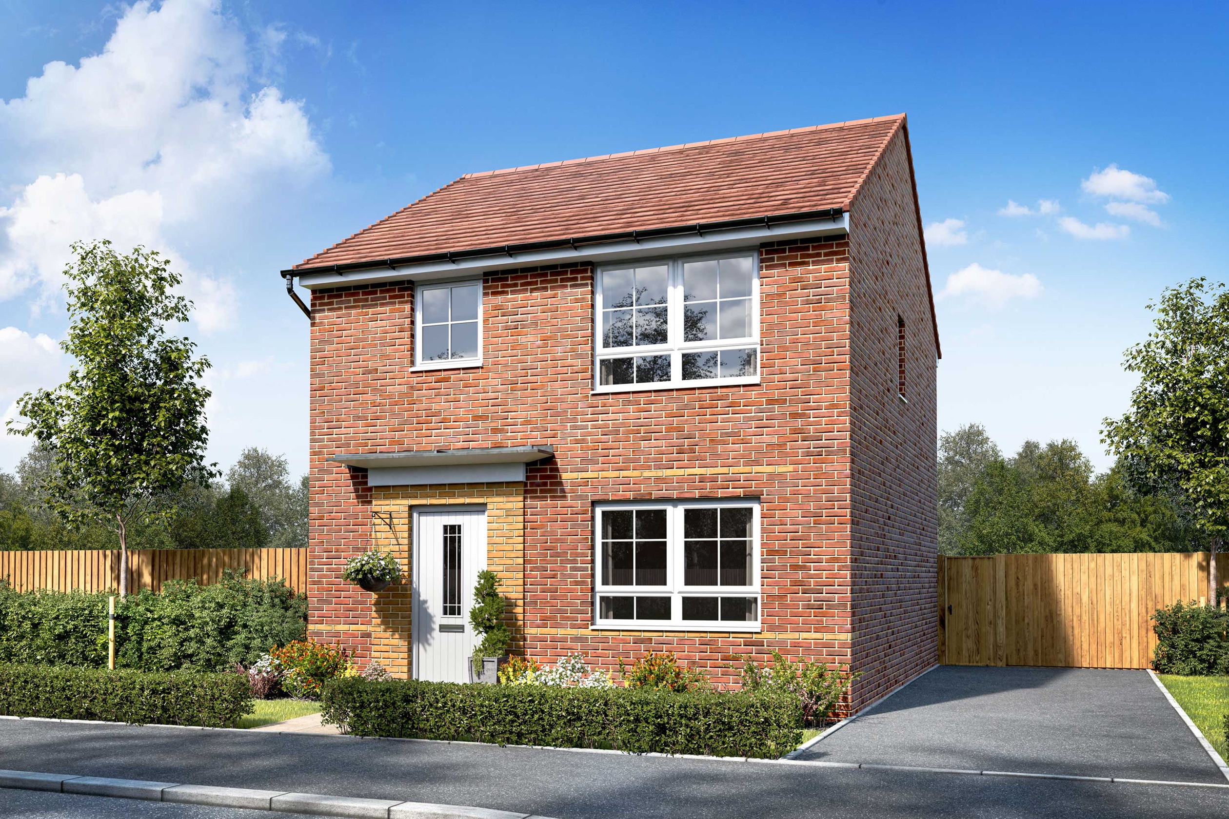 Exterior CGI view of our Collaton home