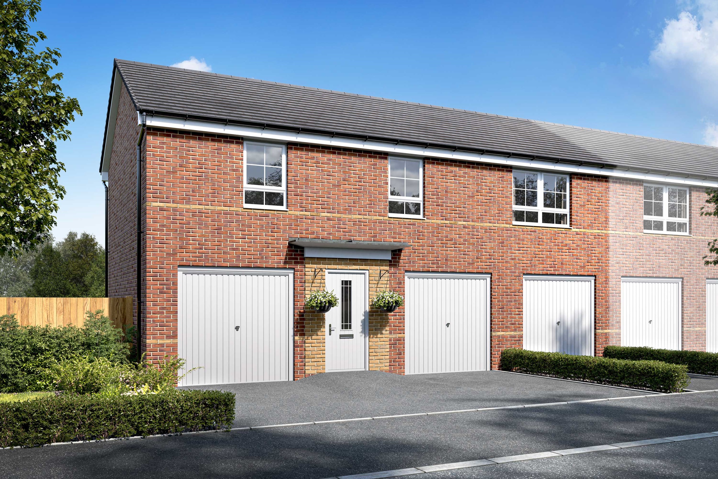 Exterior CGI view of our 2 bed Alverton home