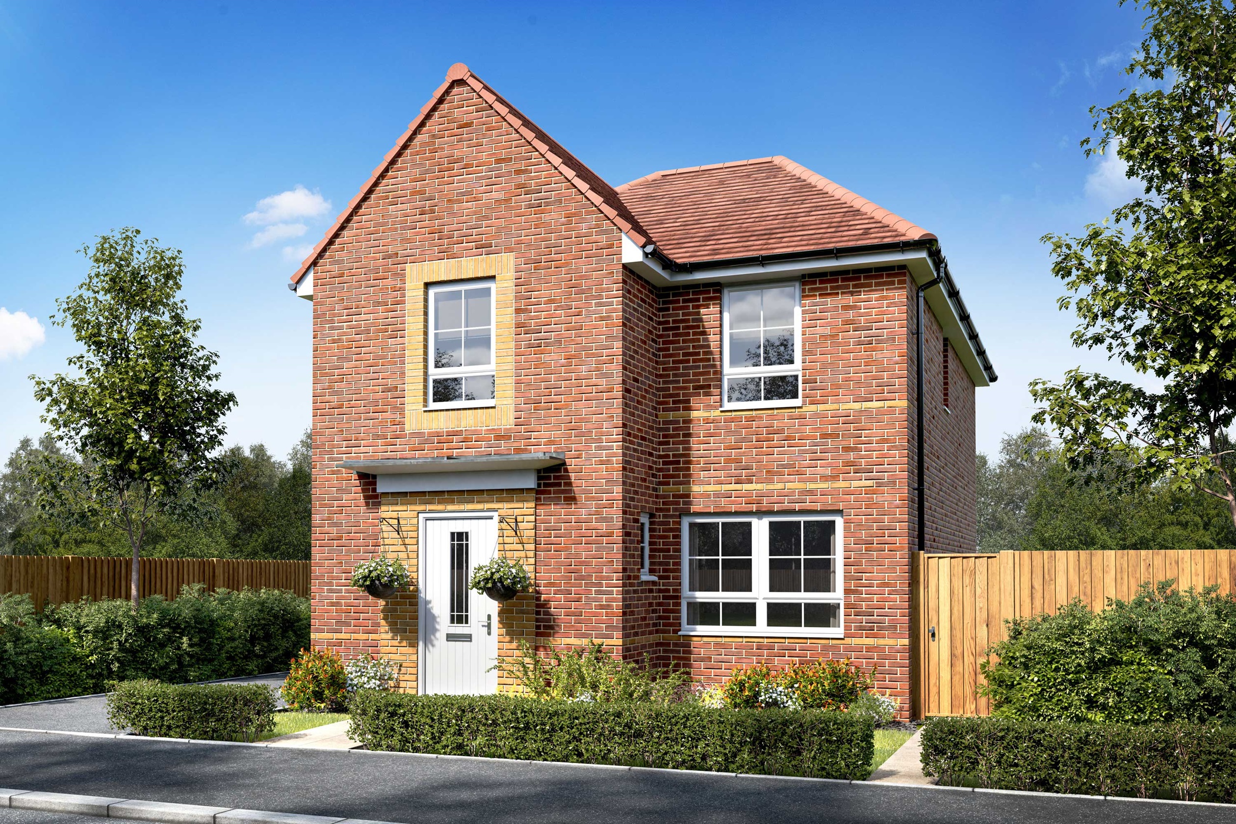 Exterior CGI view of our 4 bed Kingsley home