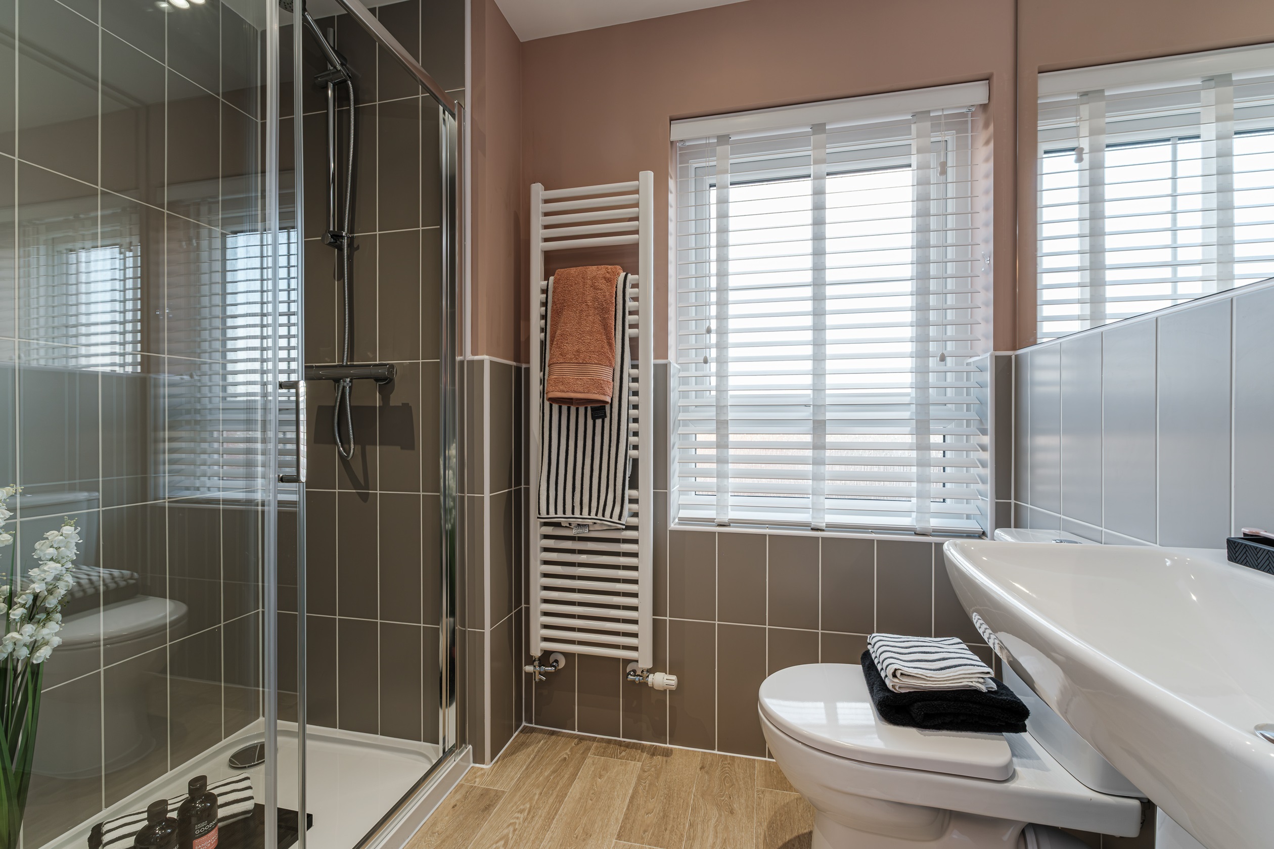 Interior view of the en suite in our Moresby home