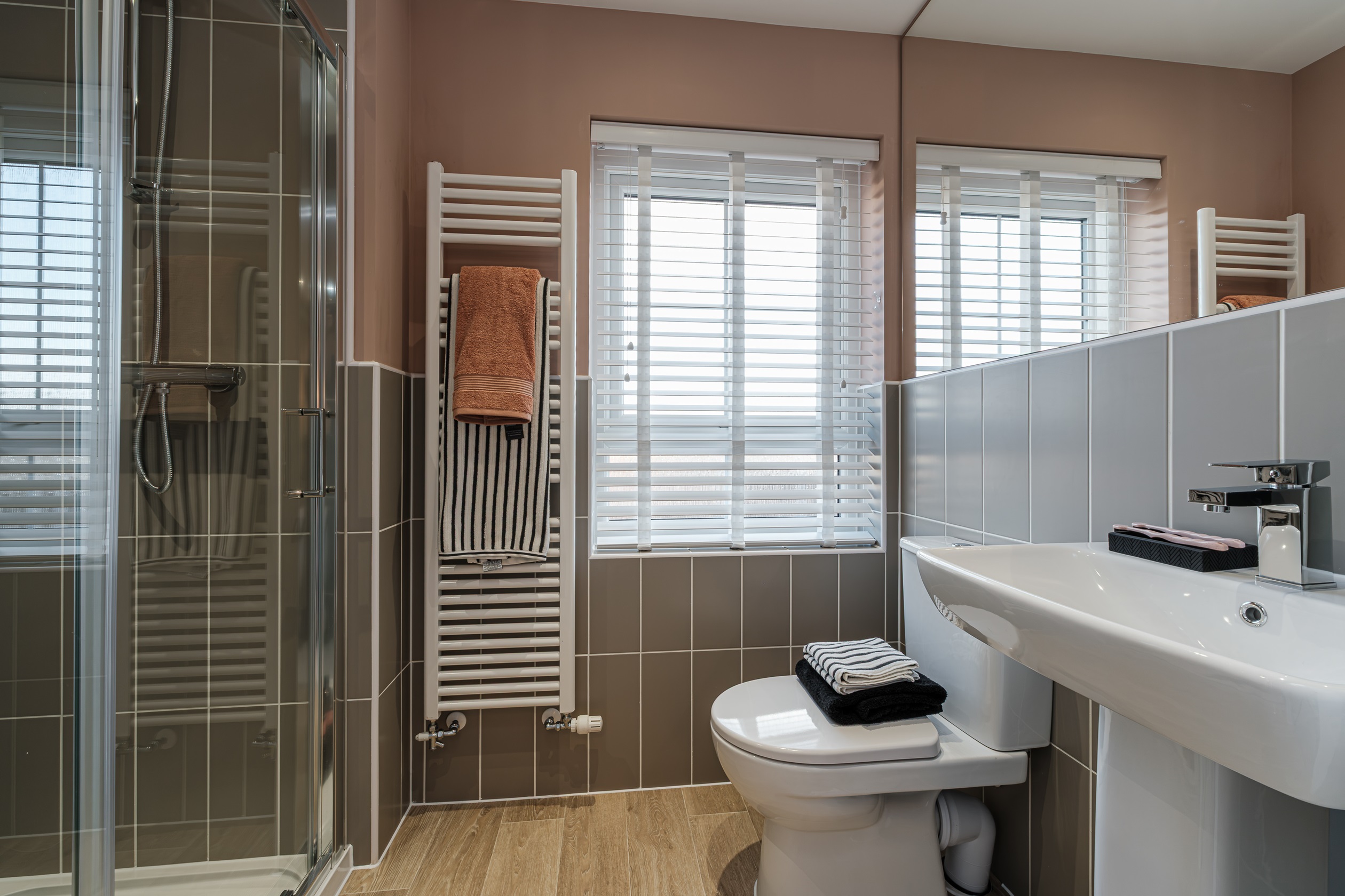 Interior view of the en suite in our Moresby home