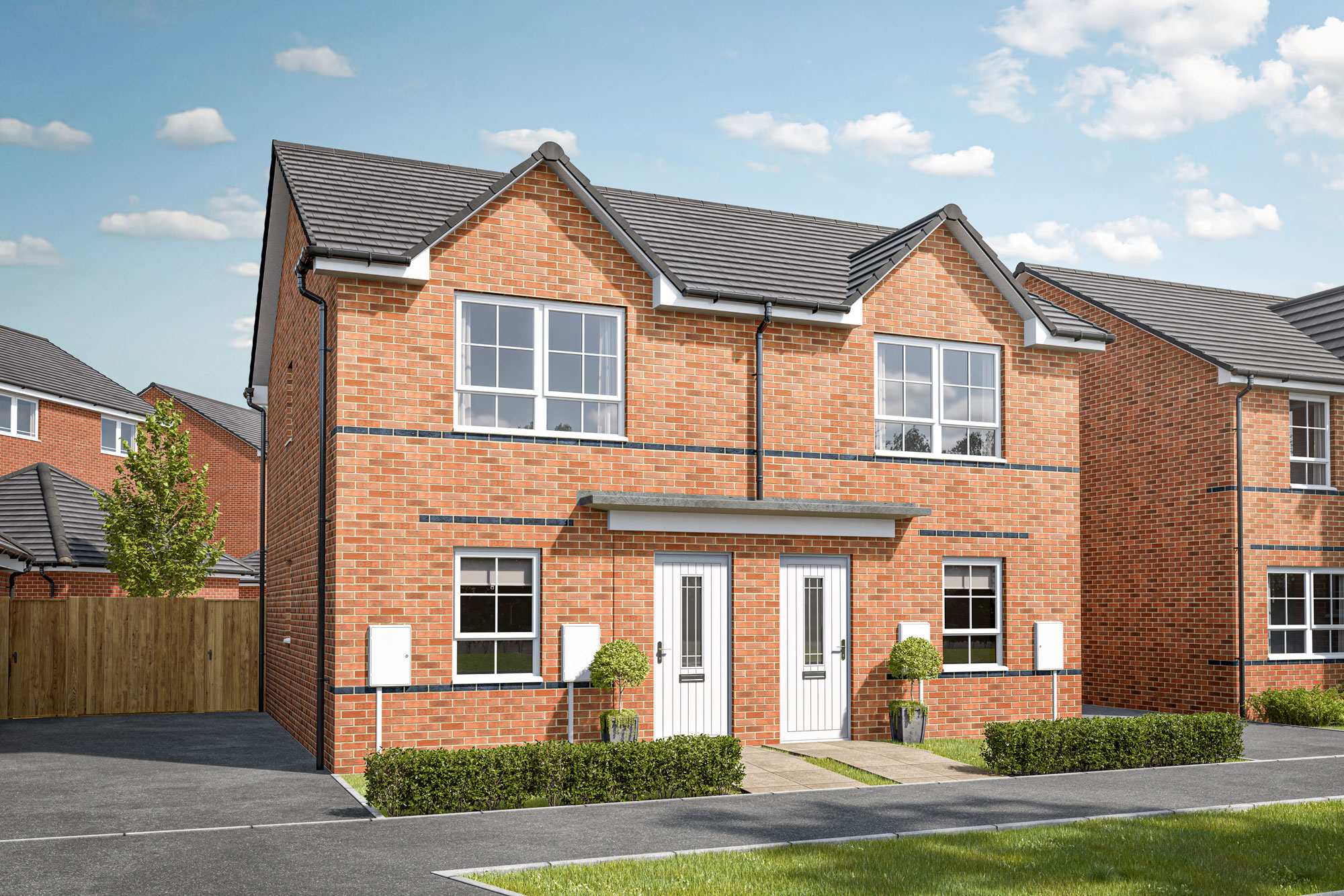 Aston Grange A3 Kenley Brick CGI 