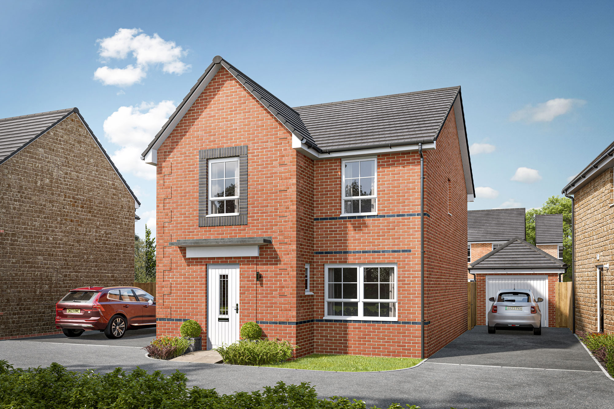 Aston Grange A3 Kingsley Brick CGI