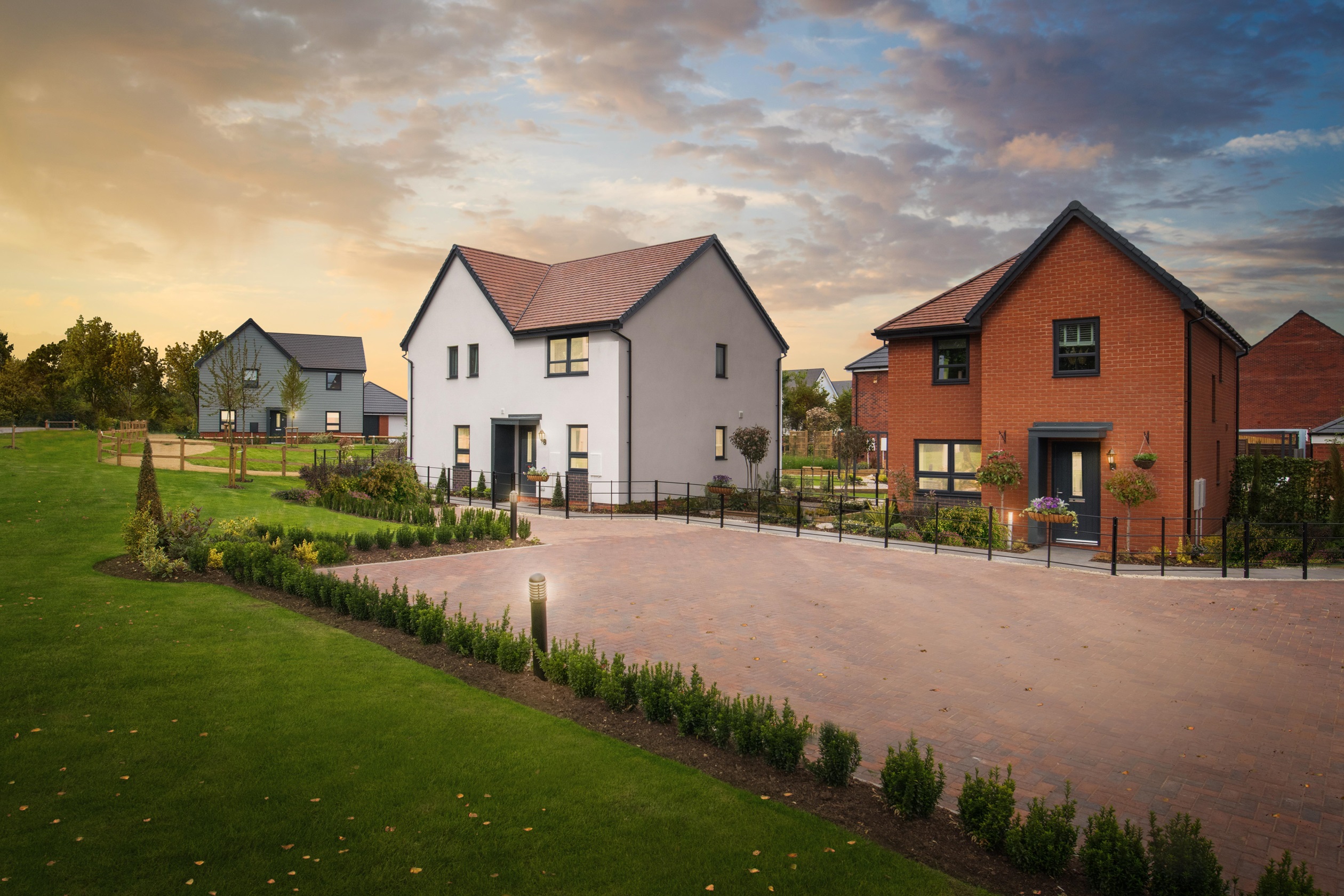 Aston Grange New Build Houses in Lighthorne Heath, Warwickshire