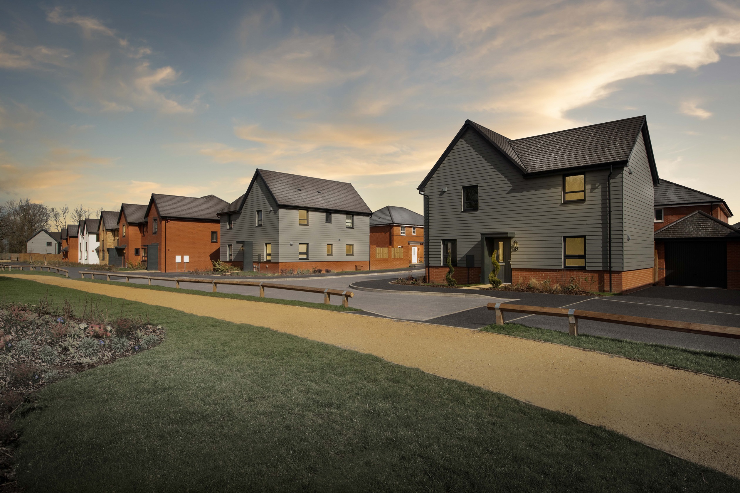 Aston Grange New Build Houses in Lighthorne Heath, Warwickshire