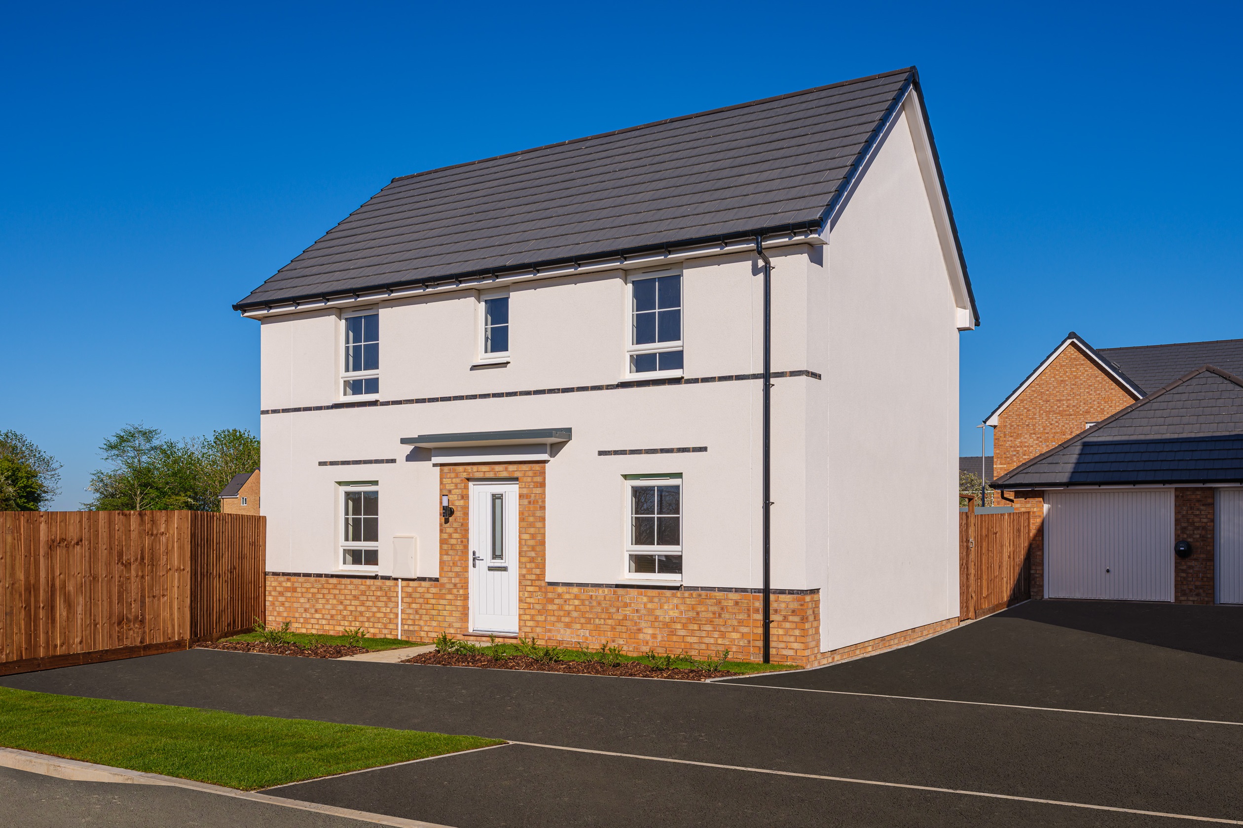 Exterior view of our 4 bed Alfreton home
