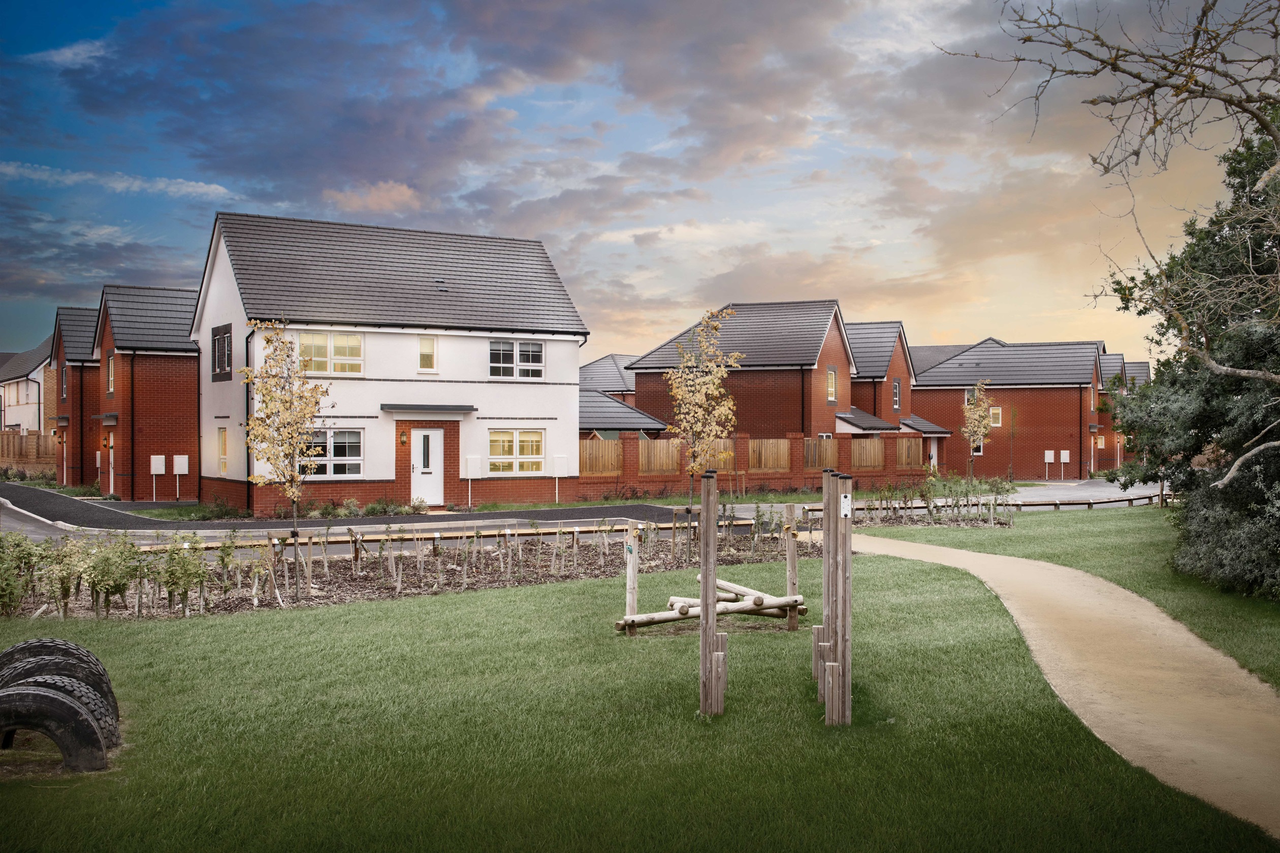 Exterior view of our 3 bed Ennerdale home