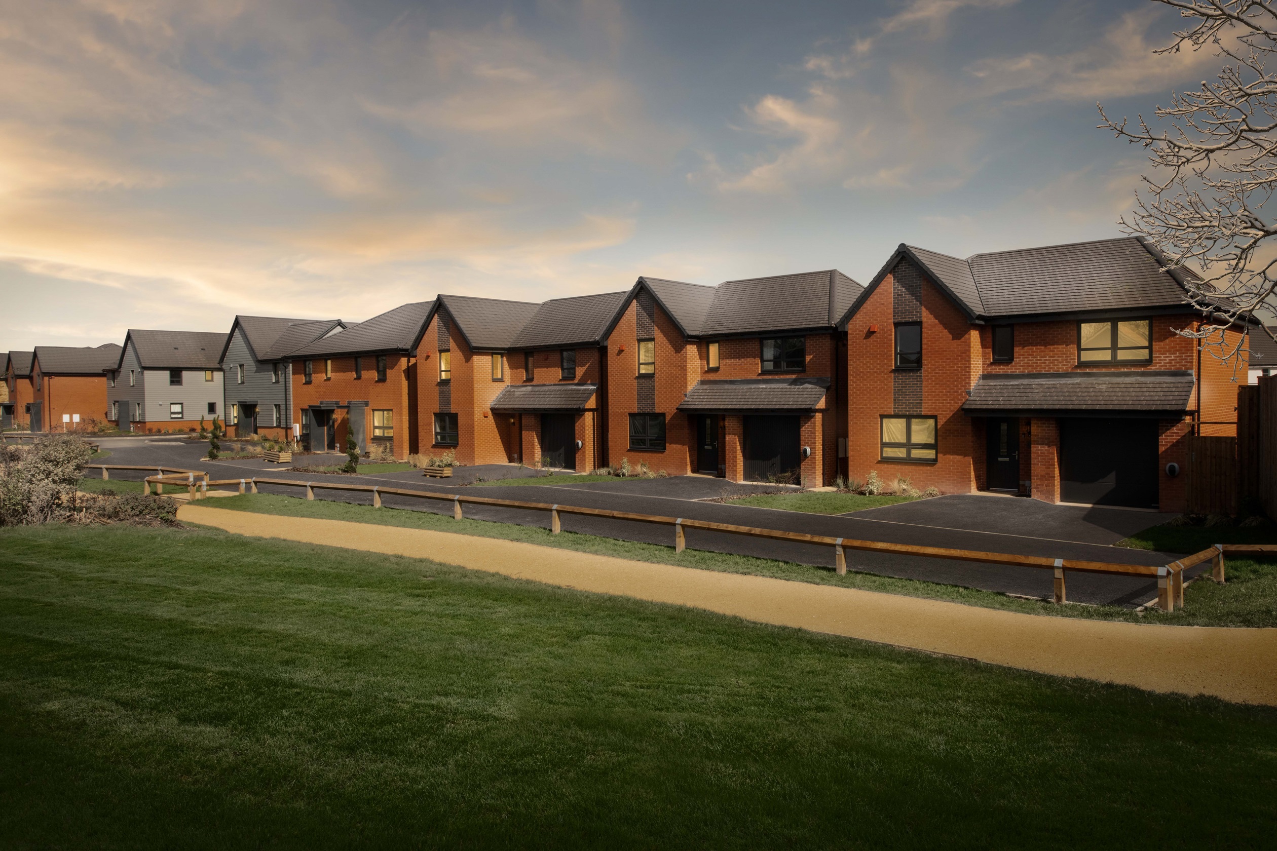 Aston Grange New Build Houses in Lighthorne Heath, Warwickshire