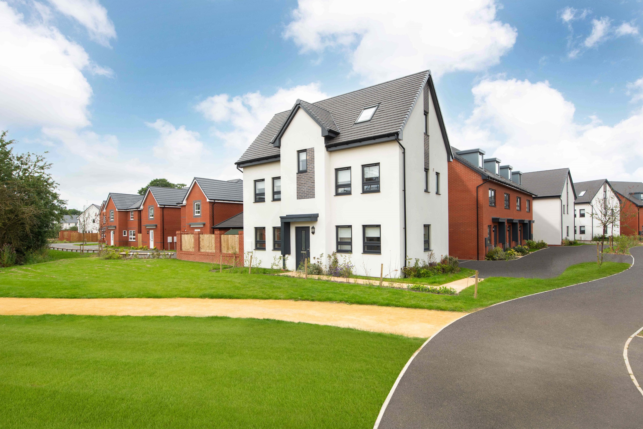 Exterior view of our 4 bed Hesketh home 