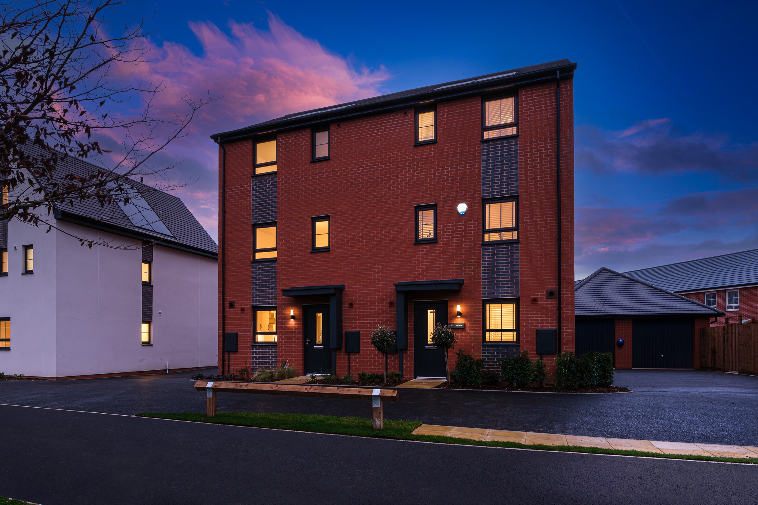 Exterior view of our 4 bed Hythie  home