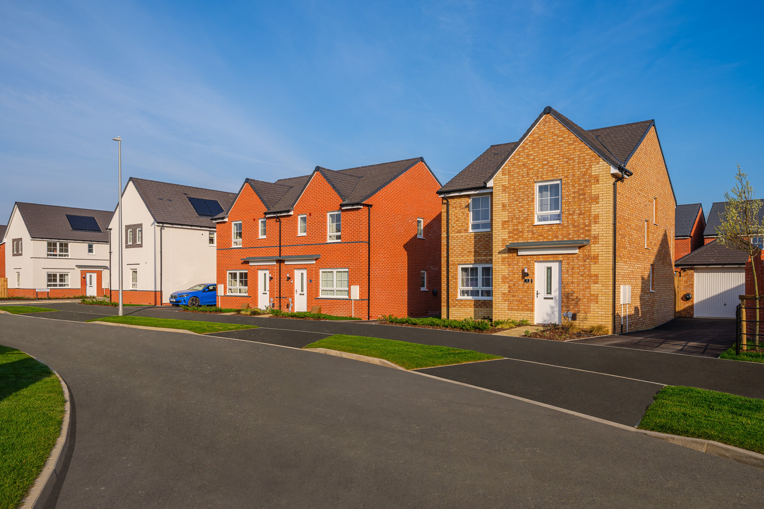 Exterior view of our 4 bed Kingsley and 3 bed Ellerton home