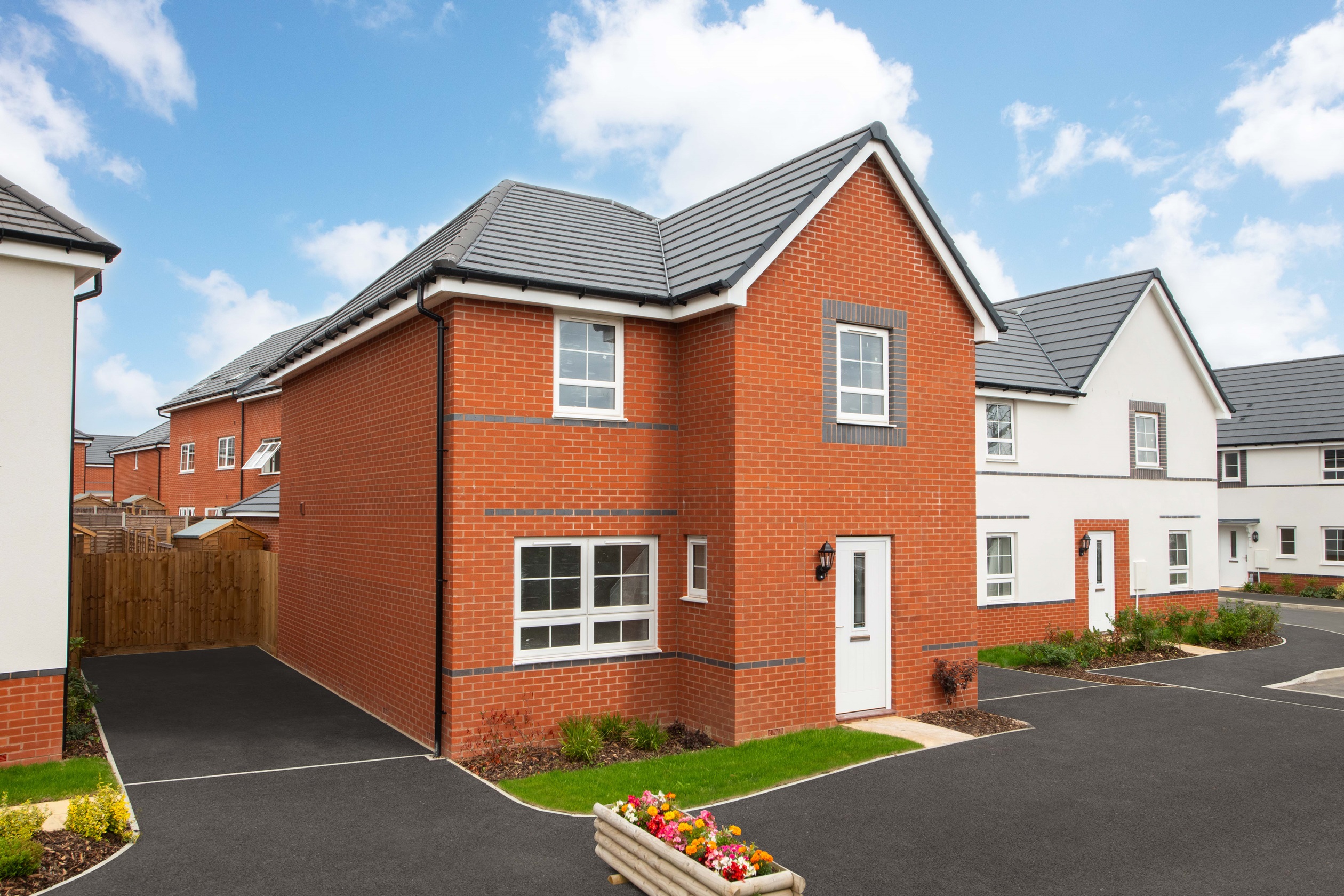 Exterior view of our 4 bed Kingsley home