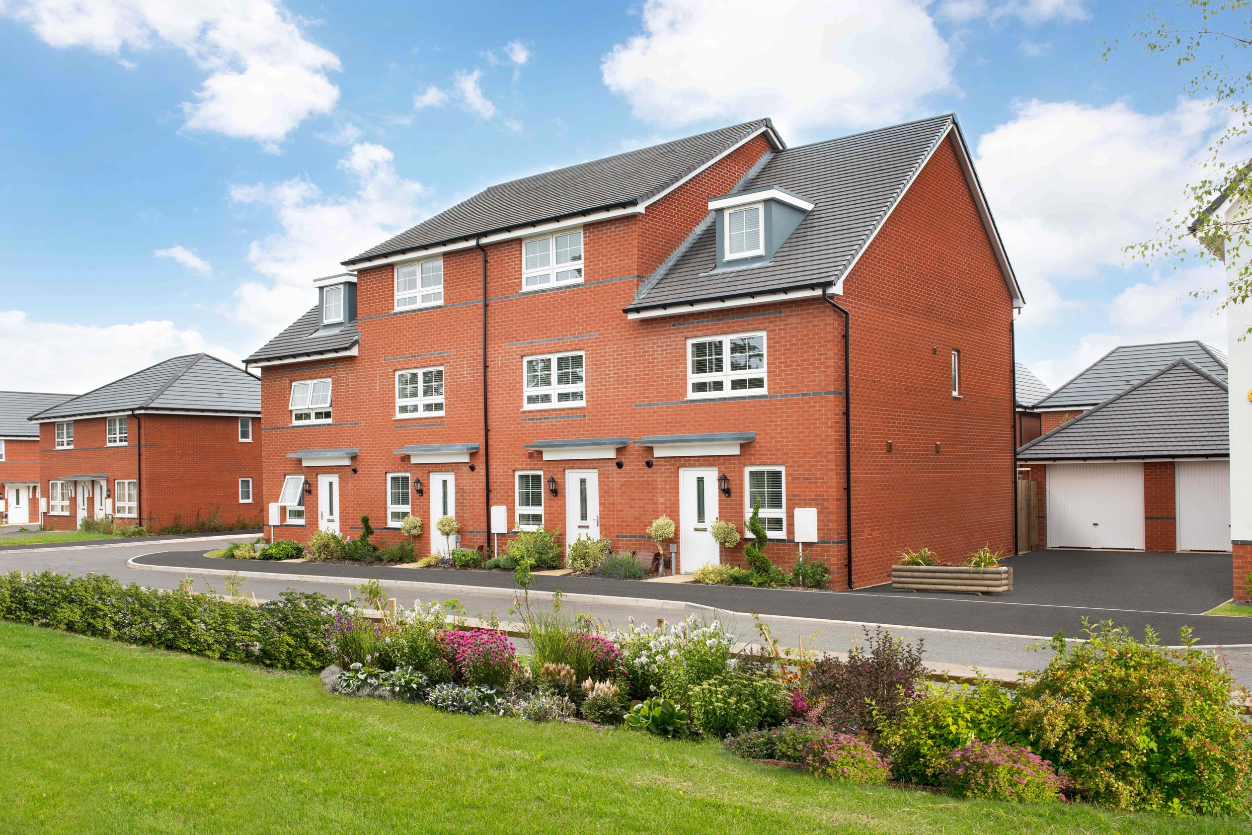 Exterior view of our 4 bed Kingsville & Haversham homes