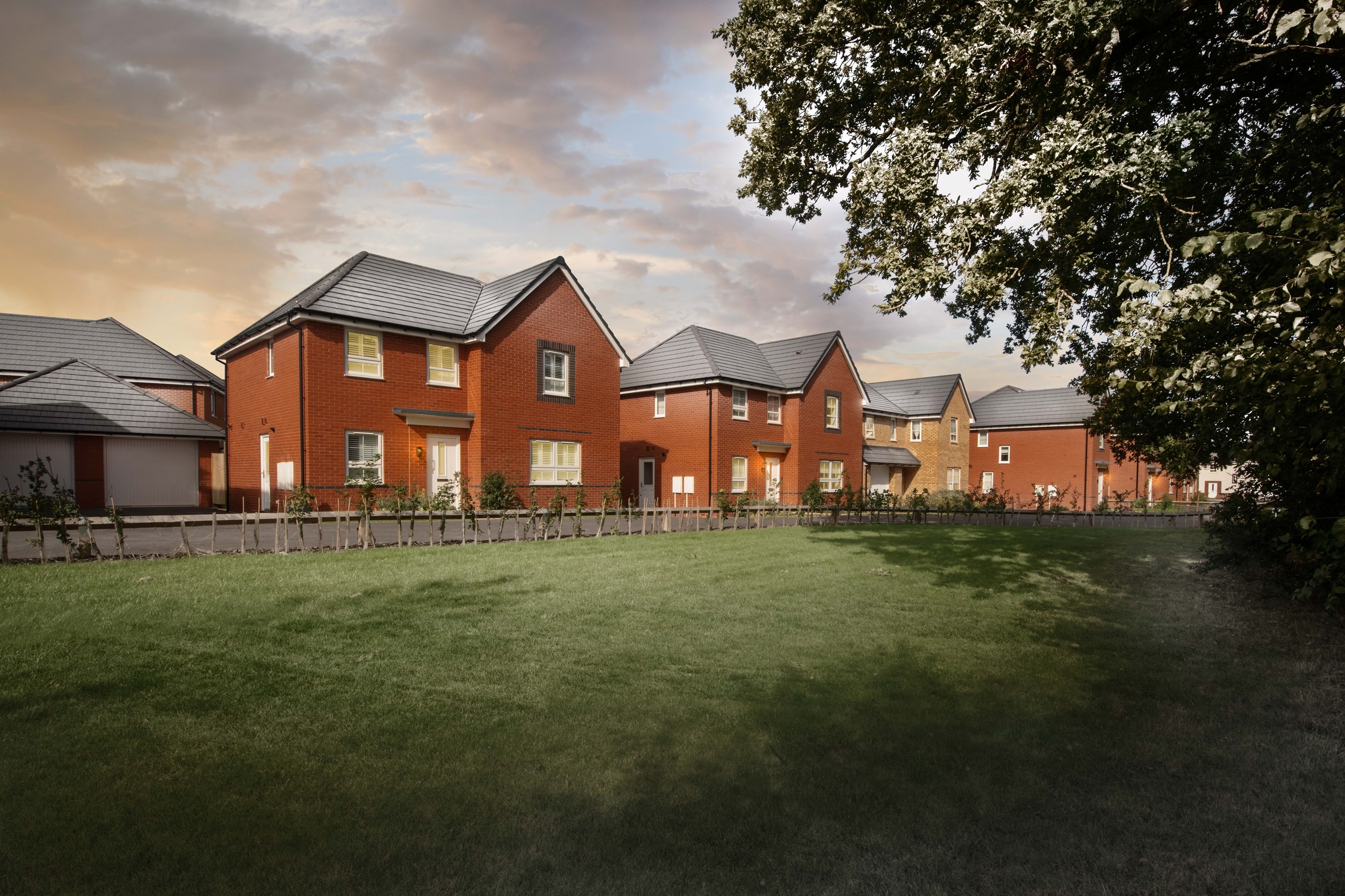 Aston Grange New Build Houses in Lighthorne Heath, Warwickshire