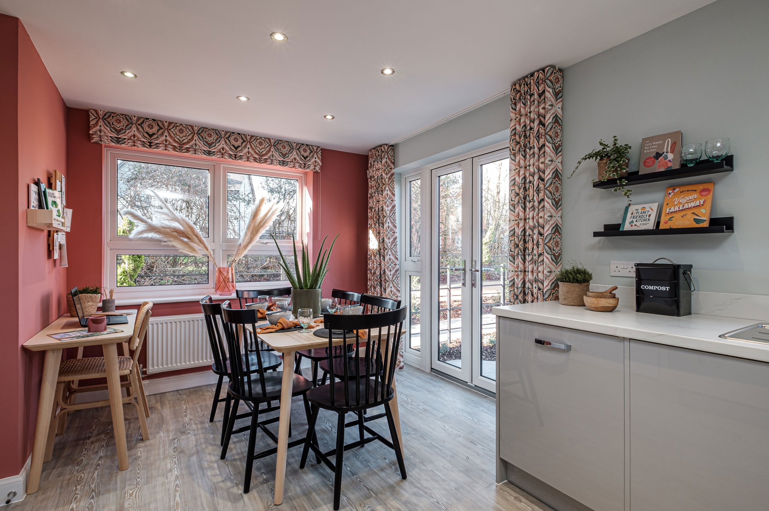 Interior view of our 3 bed Ennerdale dining & kitchen