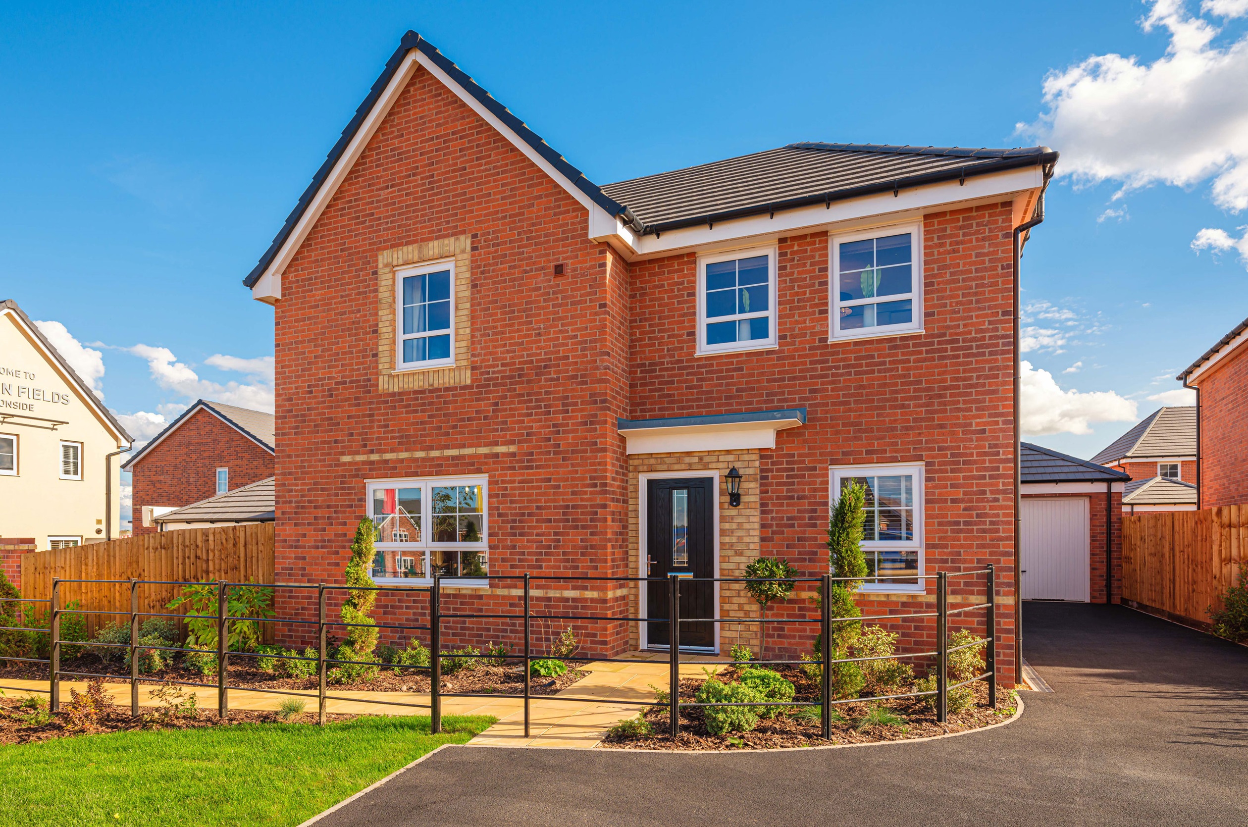 Exterior view of our 4 bed Radleigh home