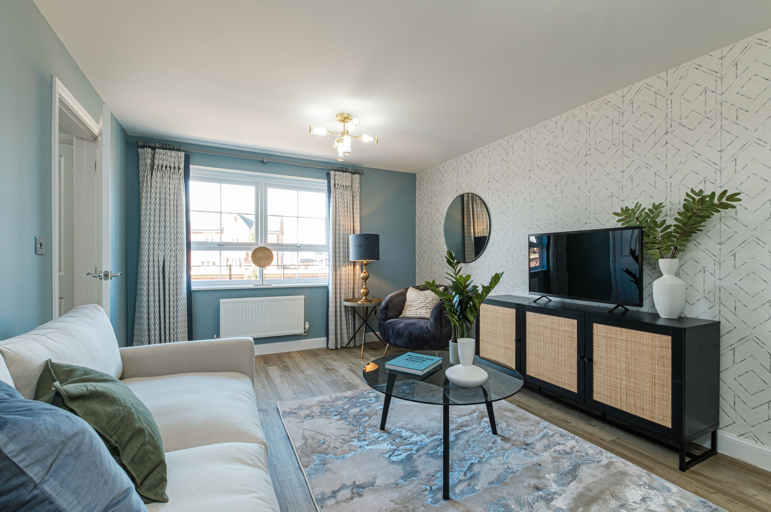 Interior view of the lounge in our 4 bed Radleigh home