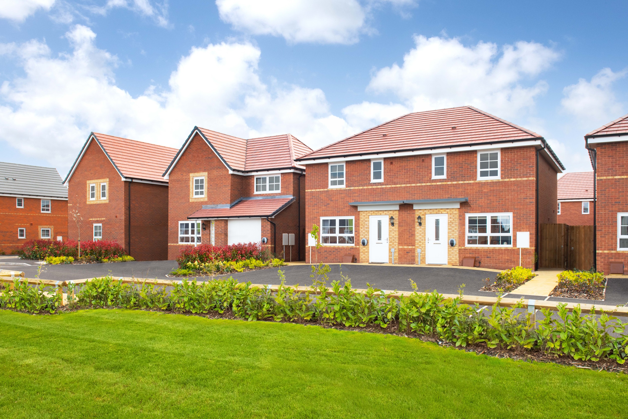 Exterior view of our 3 bed Ellerton and 4 bed Bewdley
