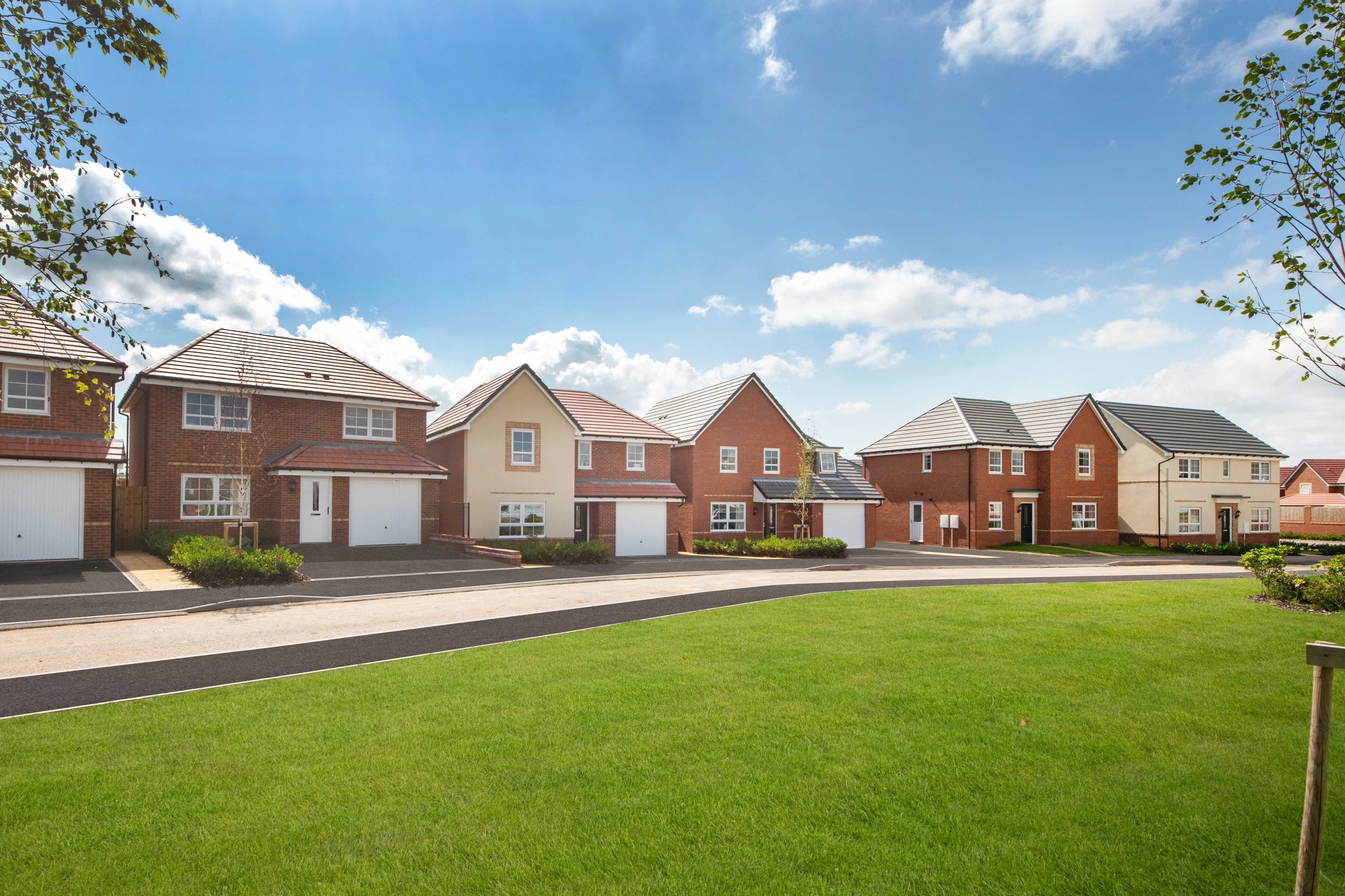 Exterior view of our 4 bed Hale Kennford homes