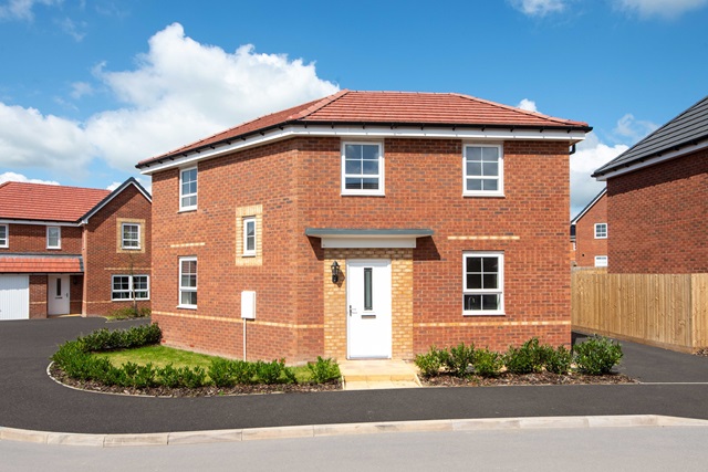 Exterior view of our 3 bed Lutterworth home