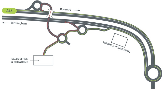 Brook View Location Map