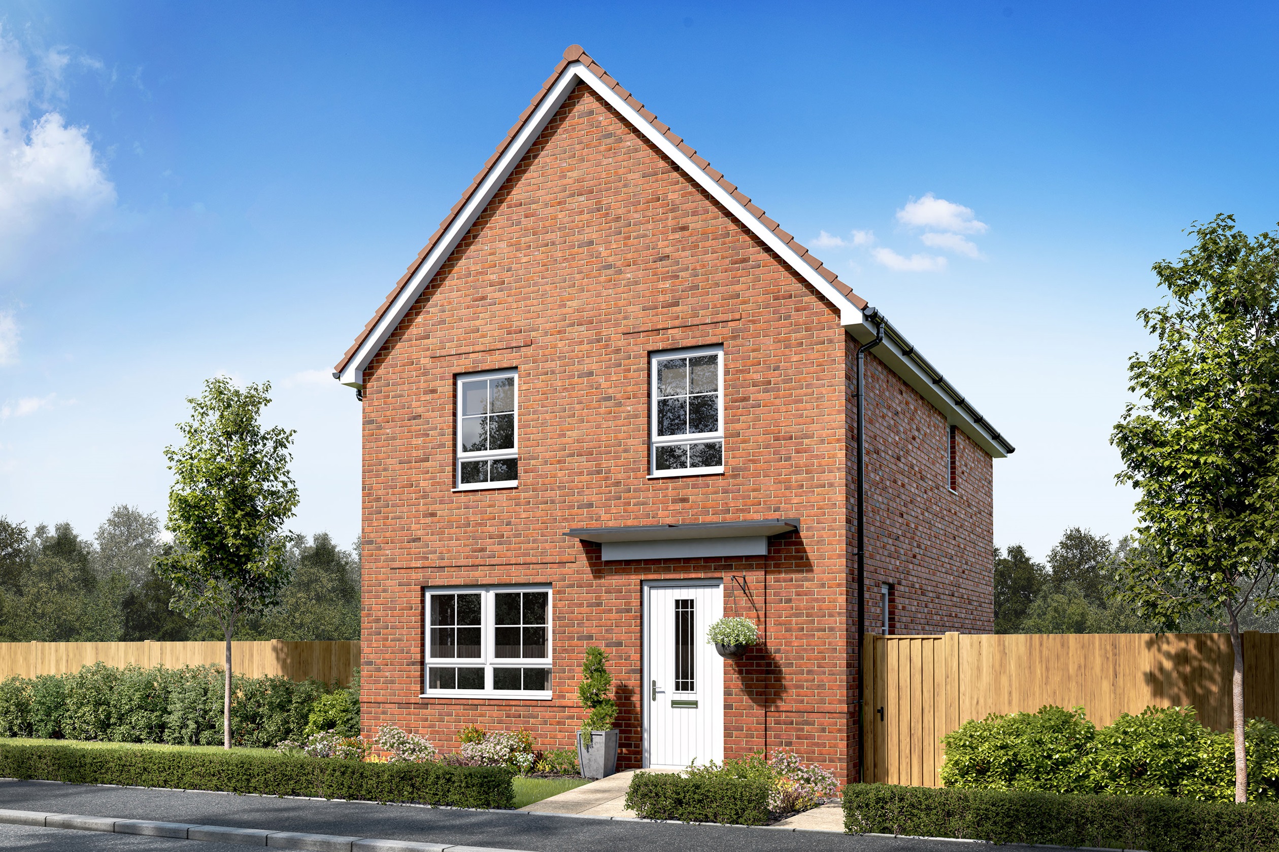 Exterior CGI of our 4 bed Chester home