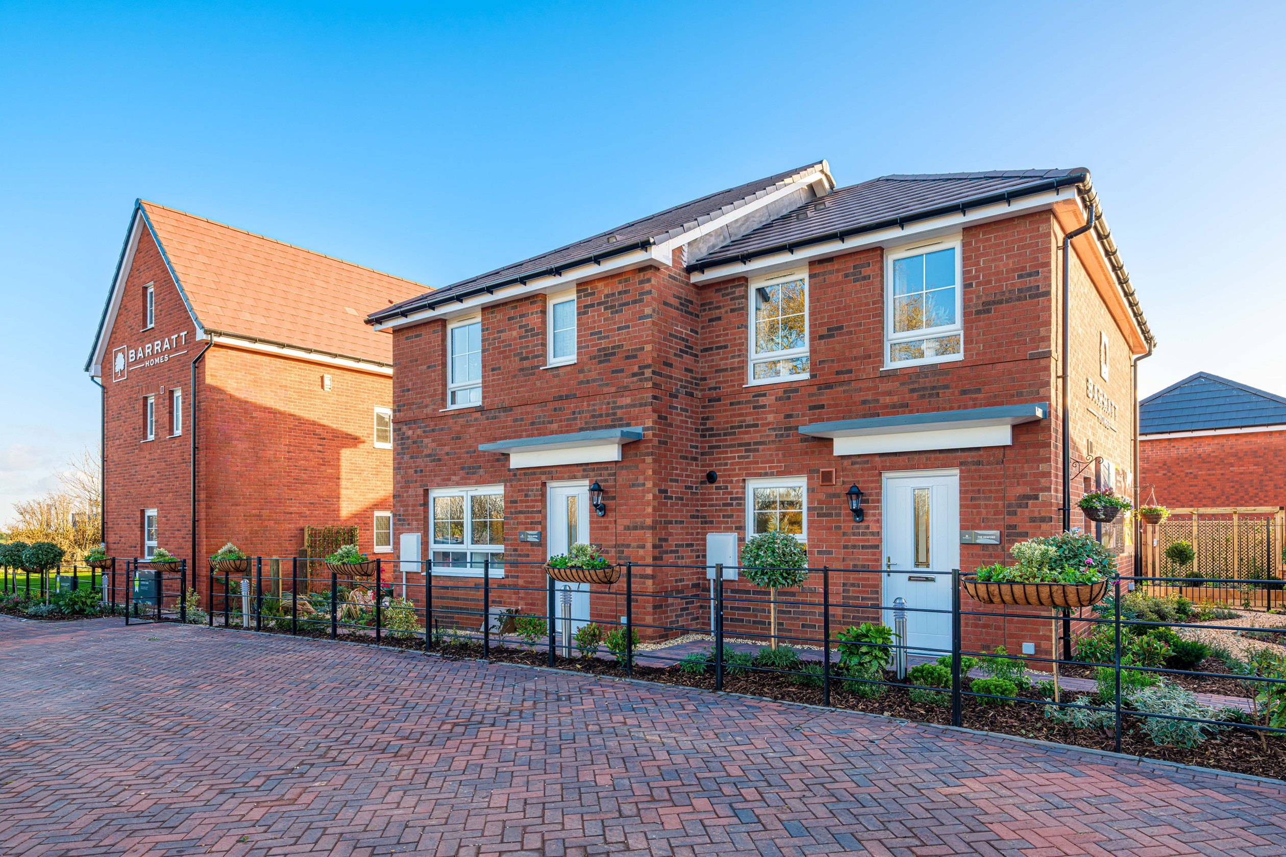 Exterior view of our 2 bed Denford and 3 bed Ellerton homes