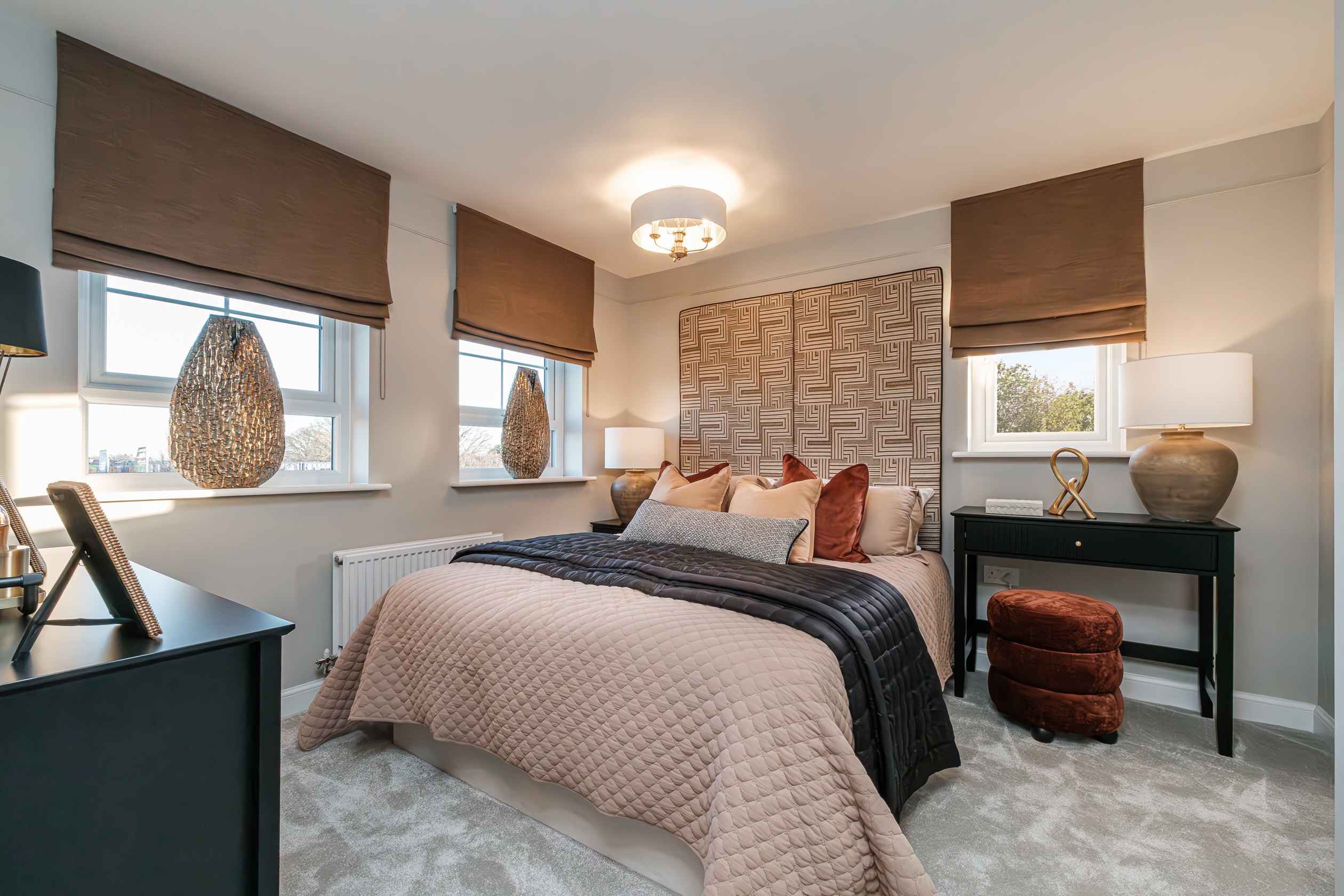 Interior view of bedroom 1 in our 4 bed Hesketh home