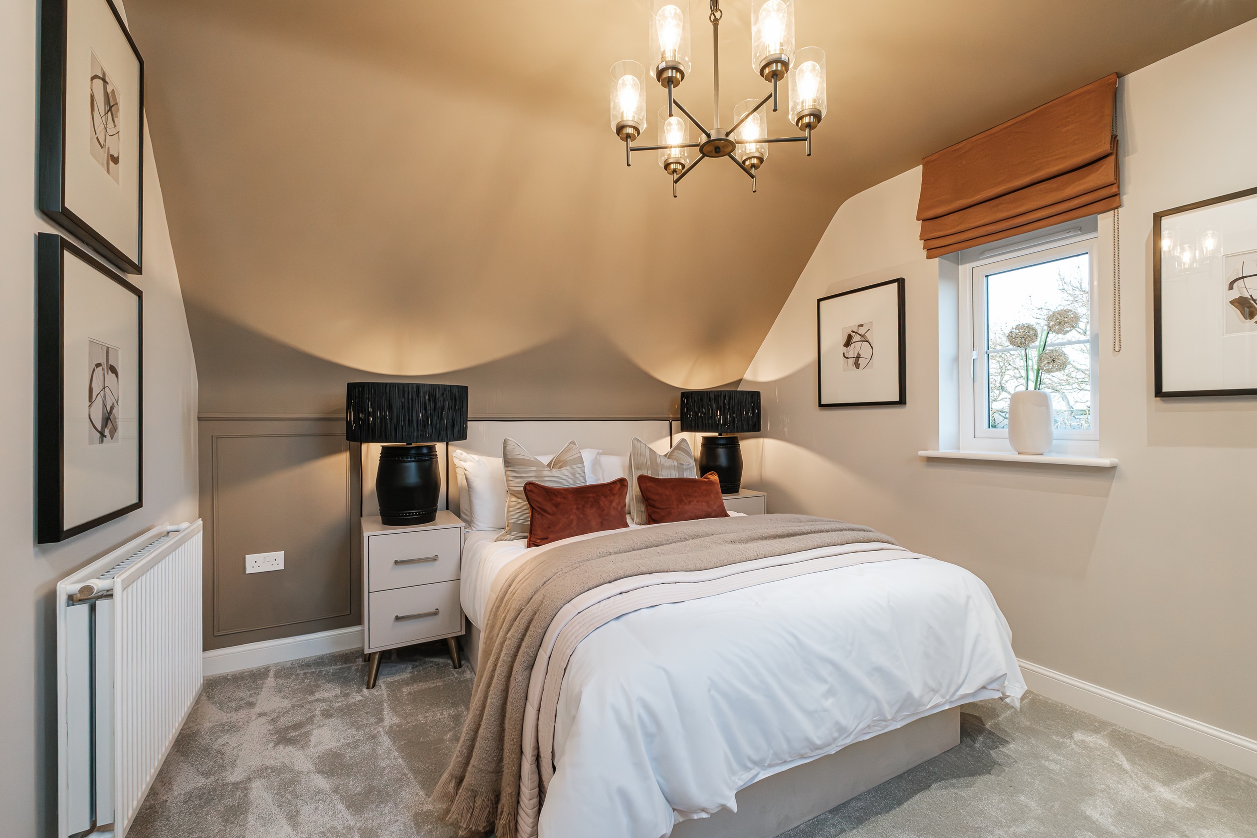 Interior view of bedroom 3 in our 4 bed Hesketh home