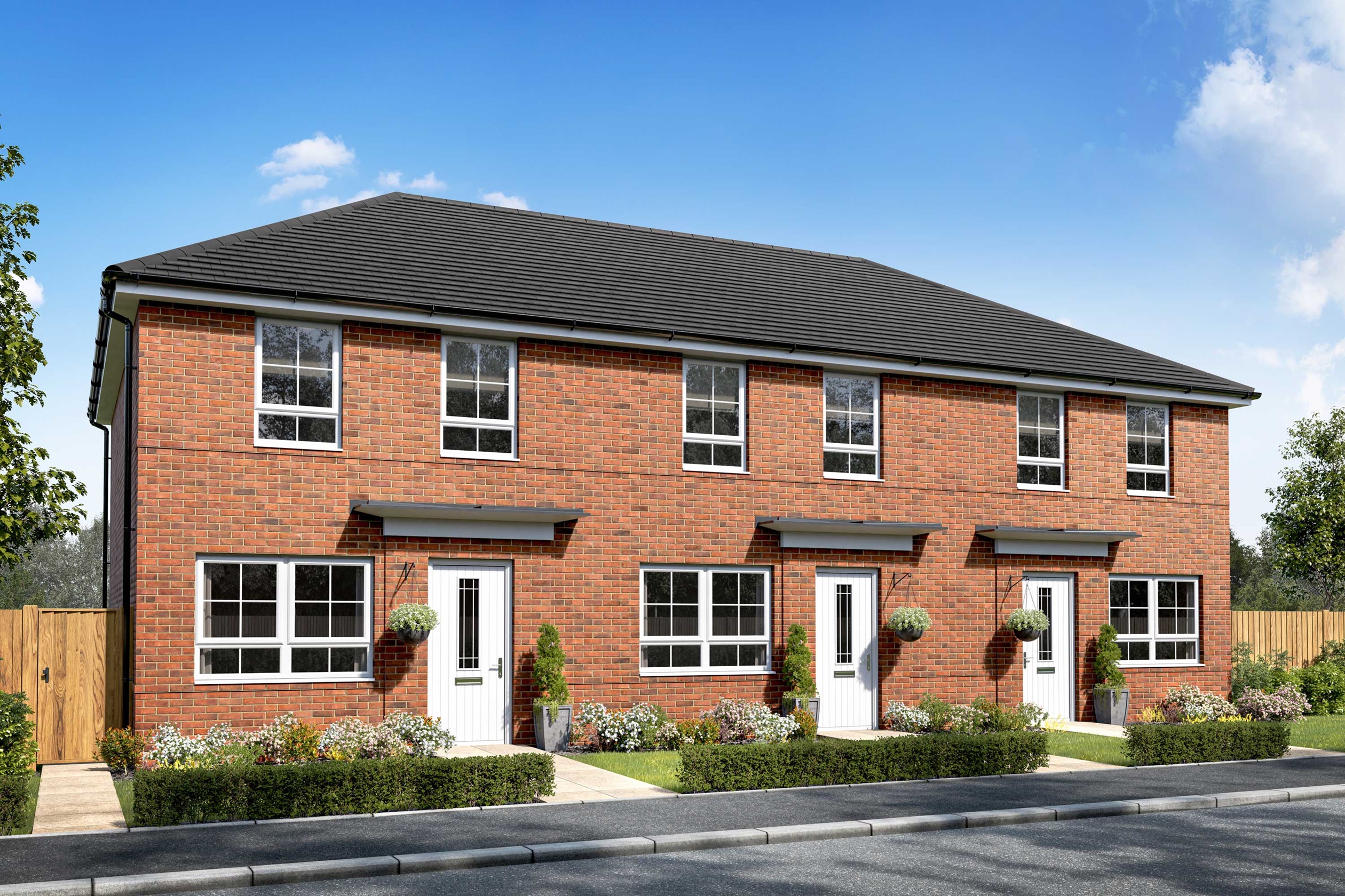 Exterior CGI view of our 3 bed Maidstone home